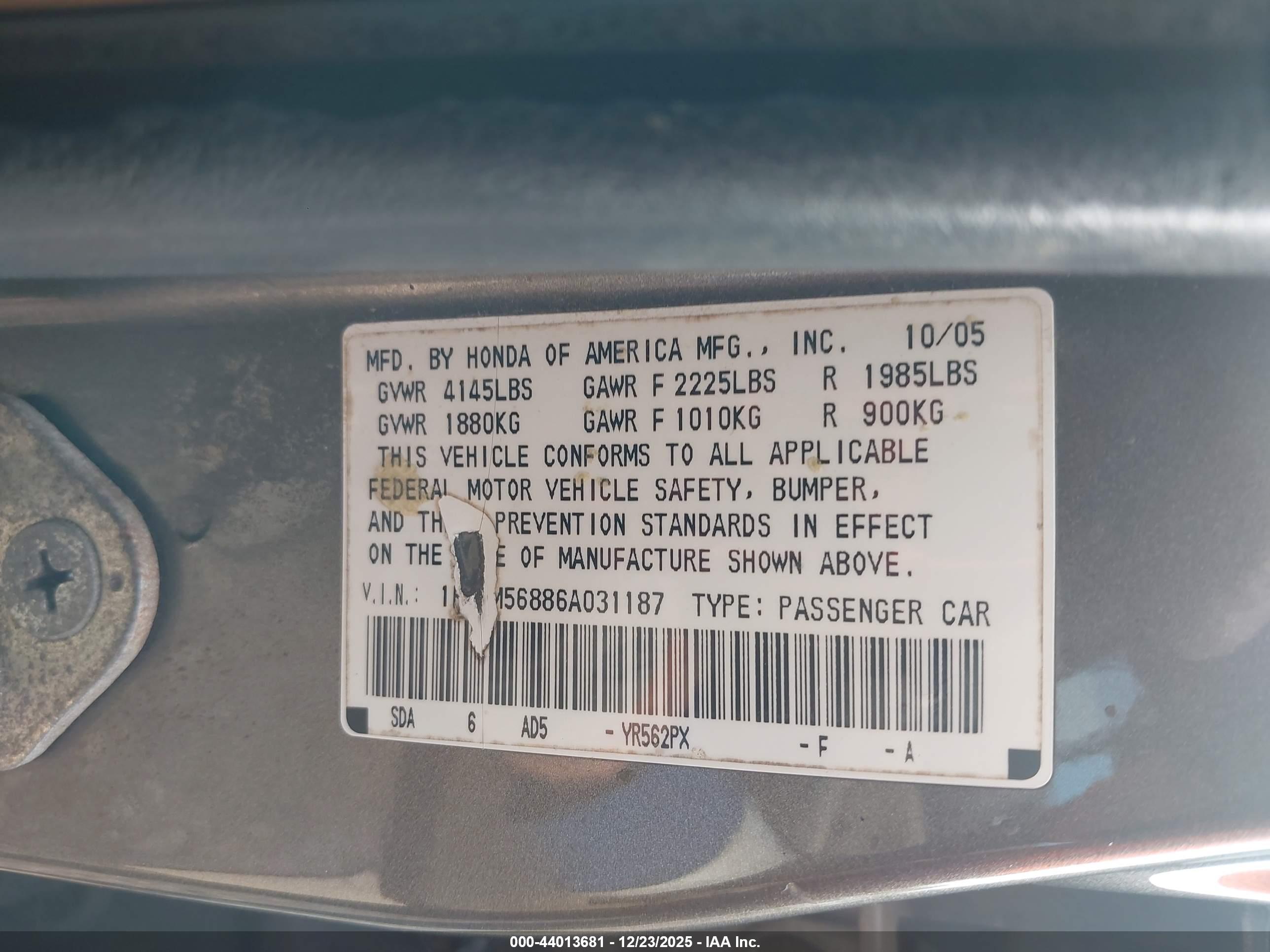 HONDA ACCORD image 9