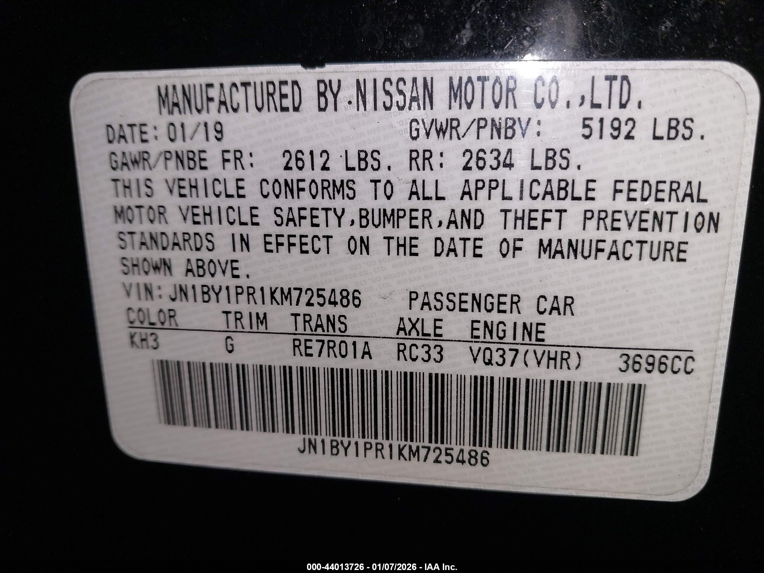INFINITI Q70L image 9