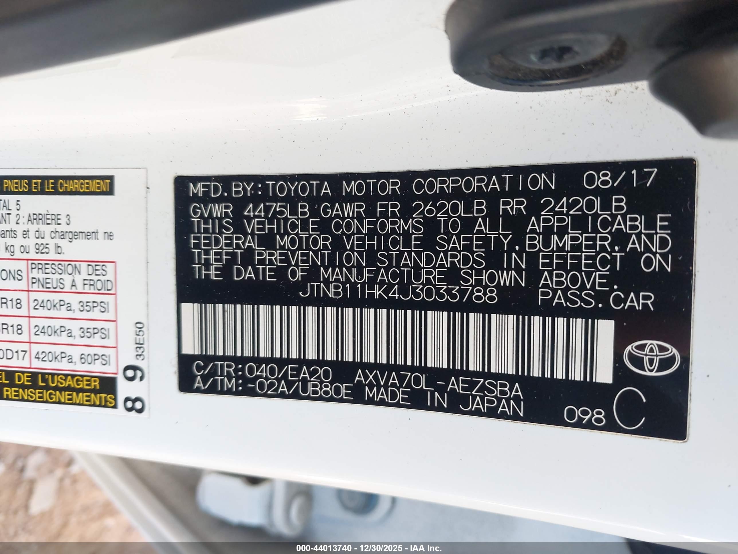 TOYOTA CAMRY image 9