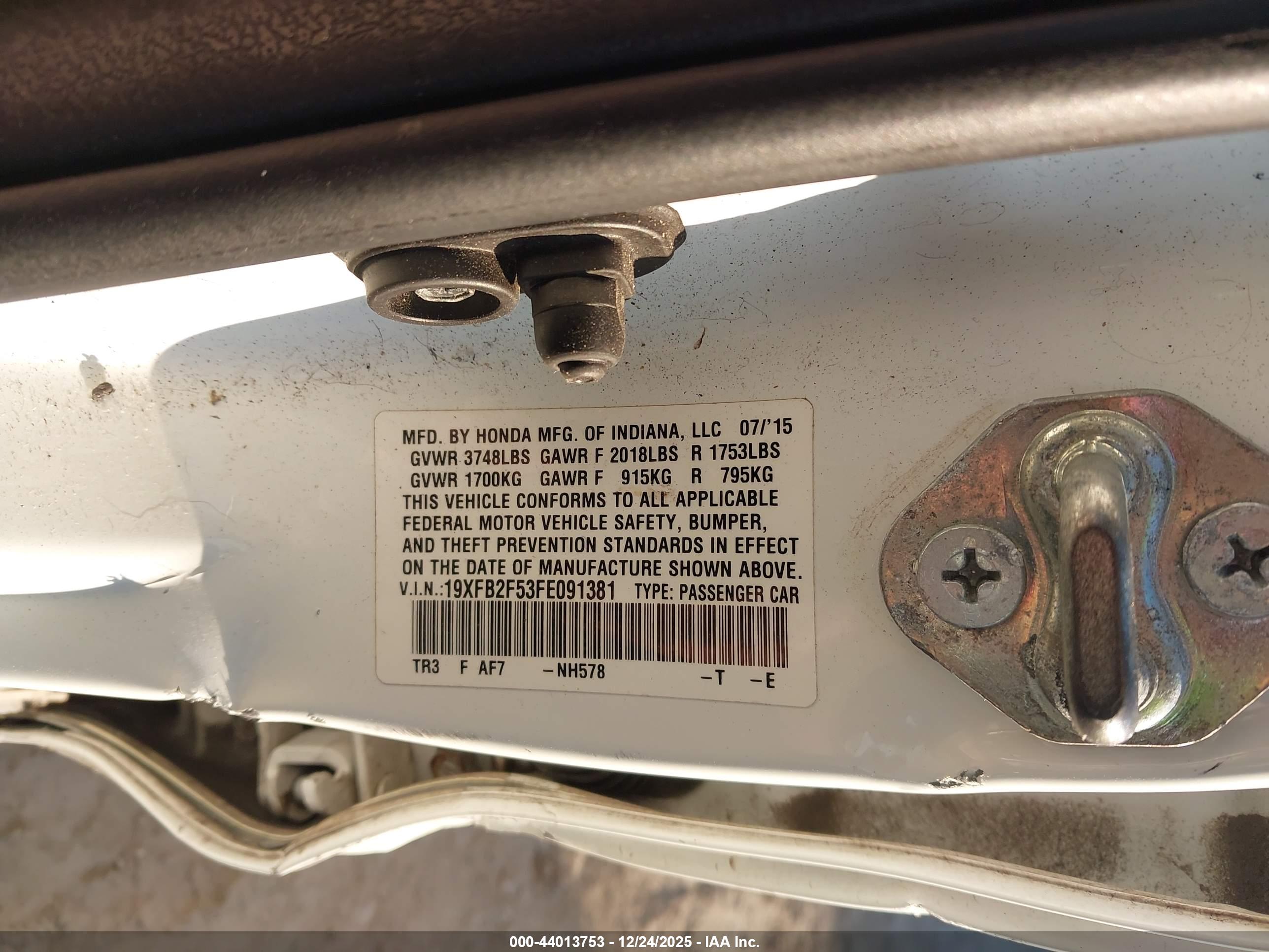 HONDA CIVIC image 9