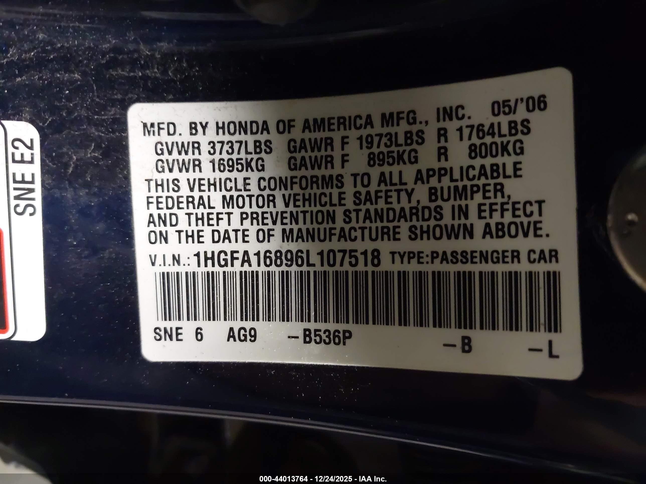 HONDA CIVIC image 9