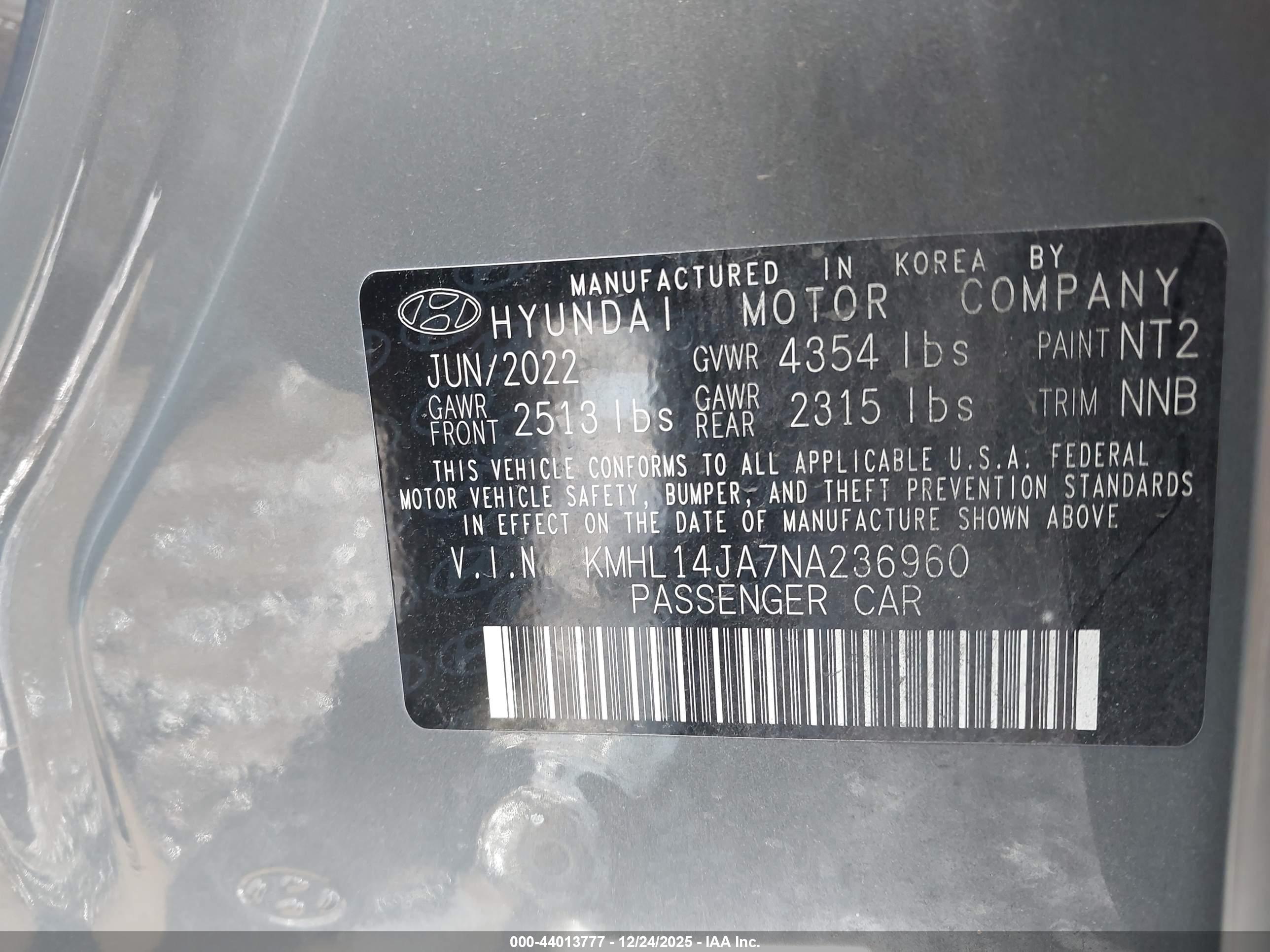 HYUNDAI SONATA image 9