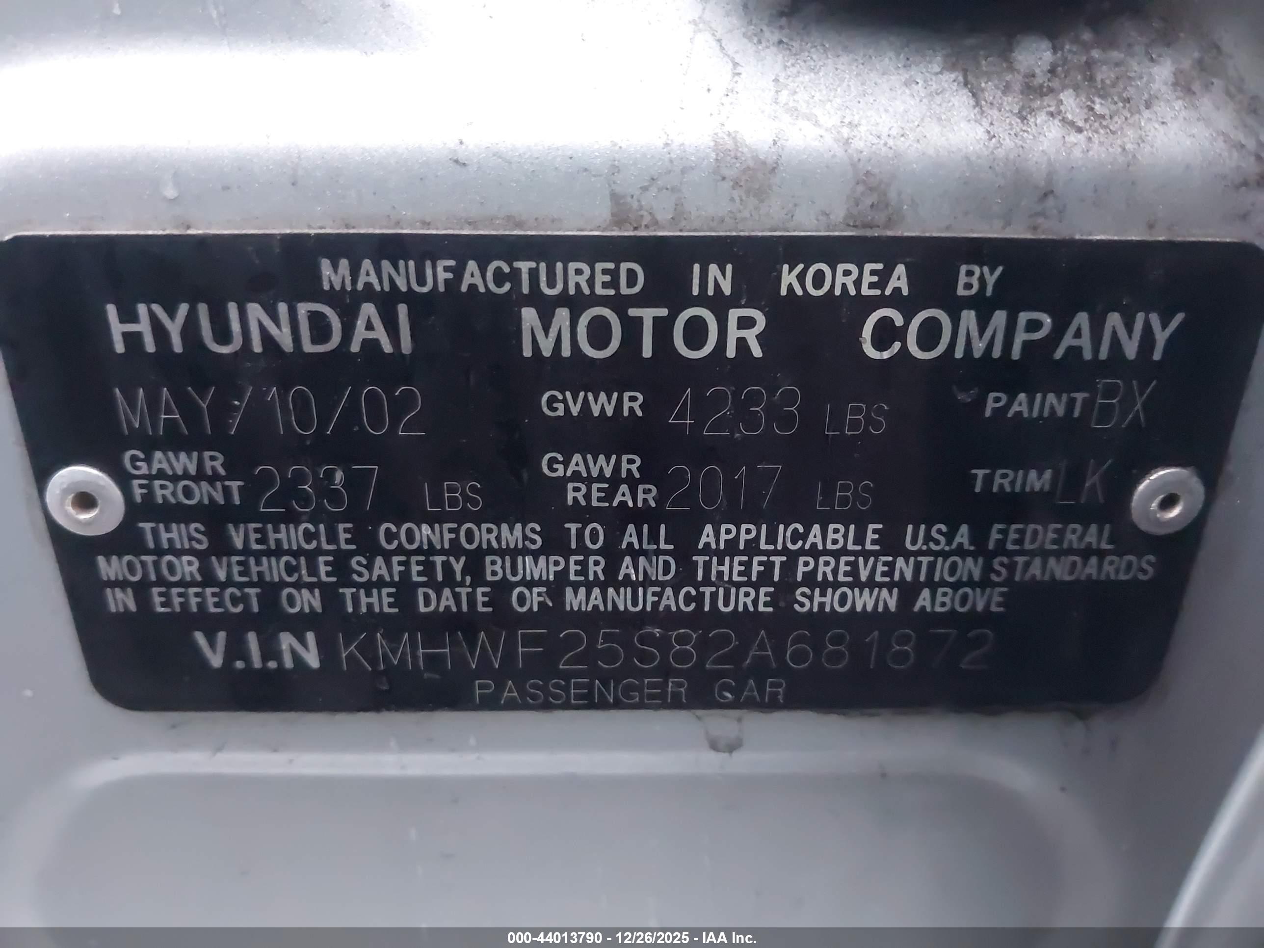 HYUNDAI SONATA image 9