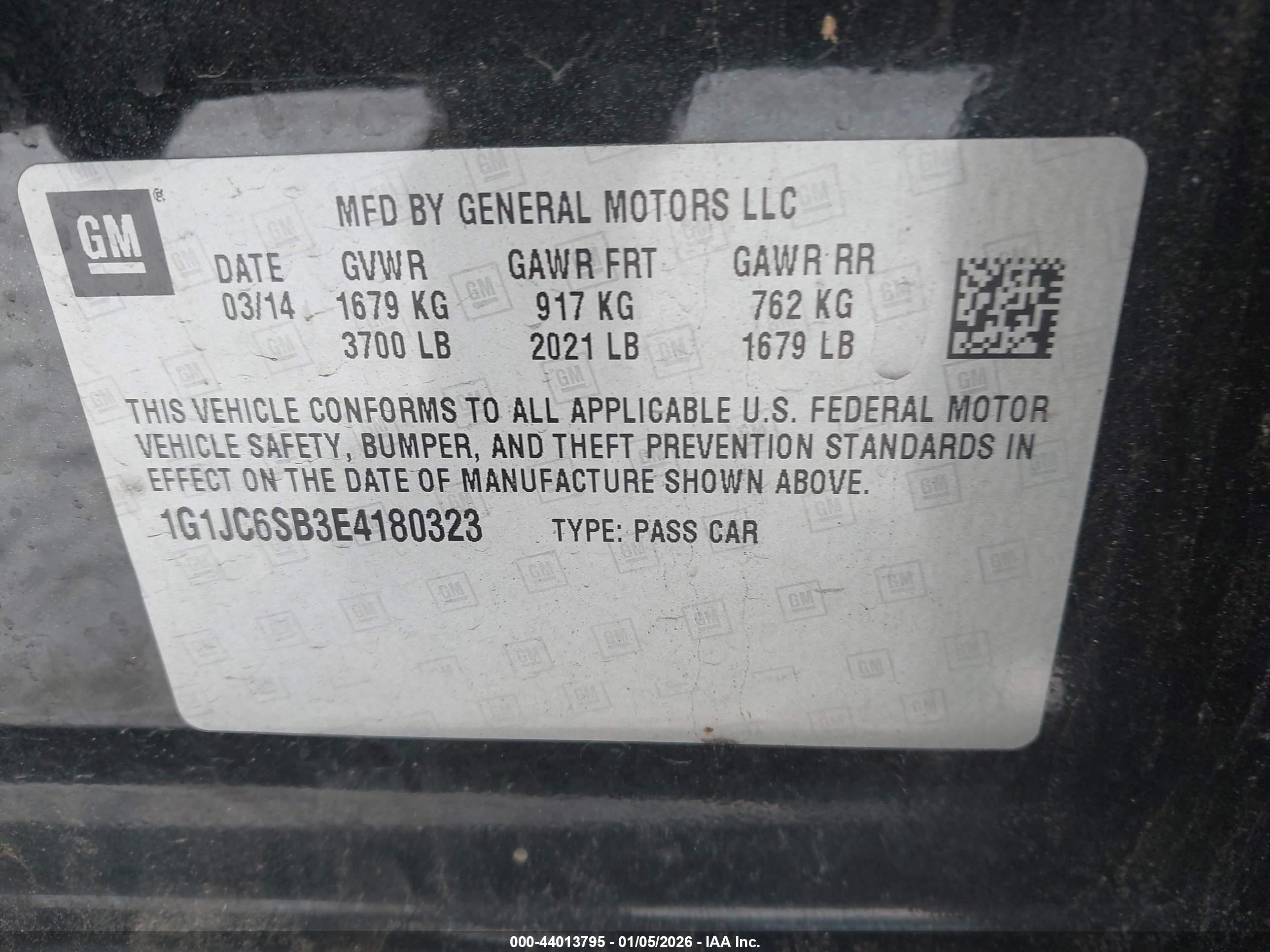 CHEVROLET SONIC image 9