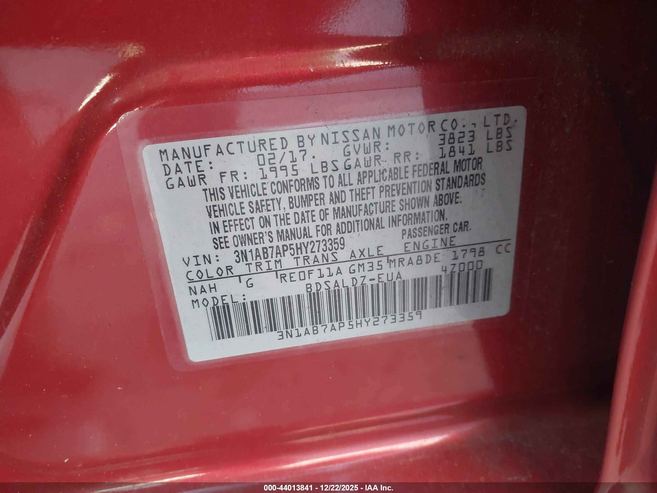 NISSAN SENTRA image 9