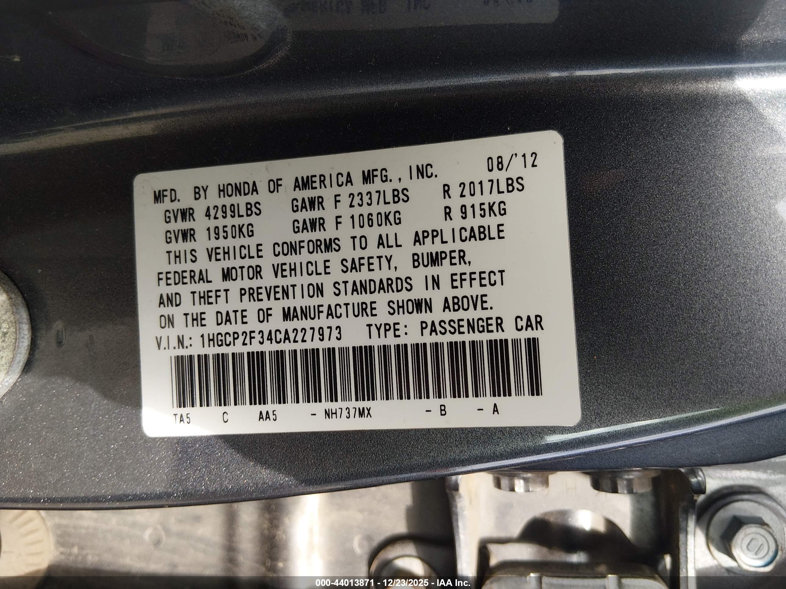 HONDA ACCORD image 9