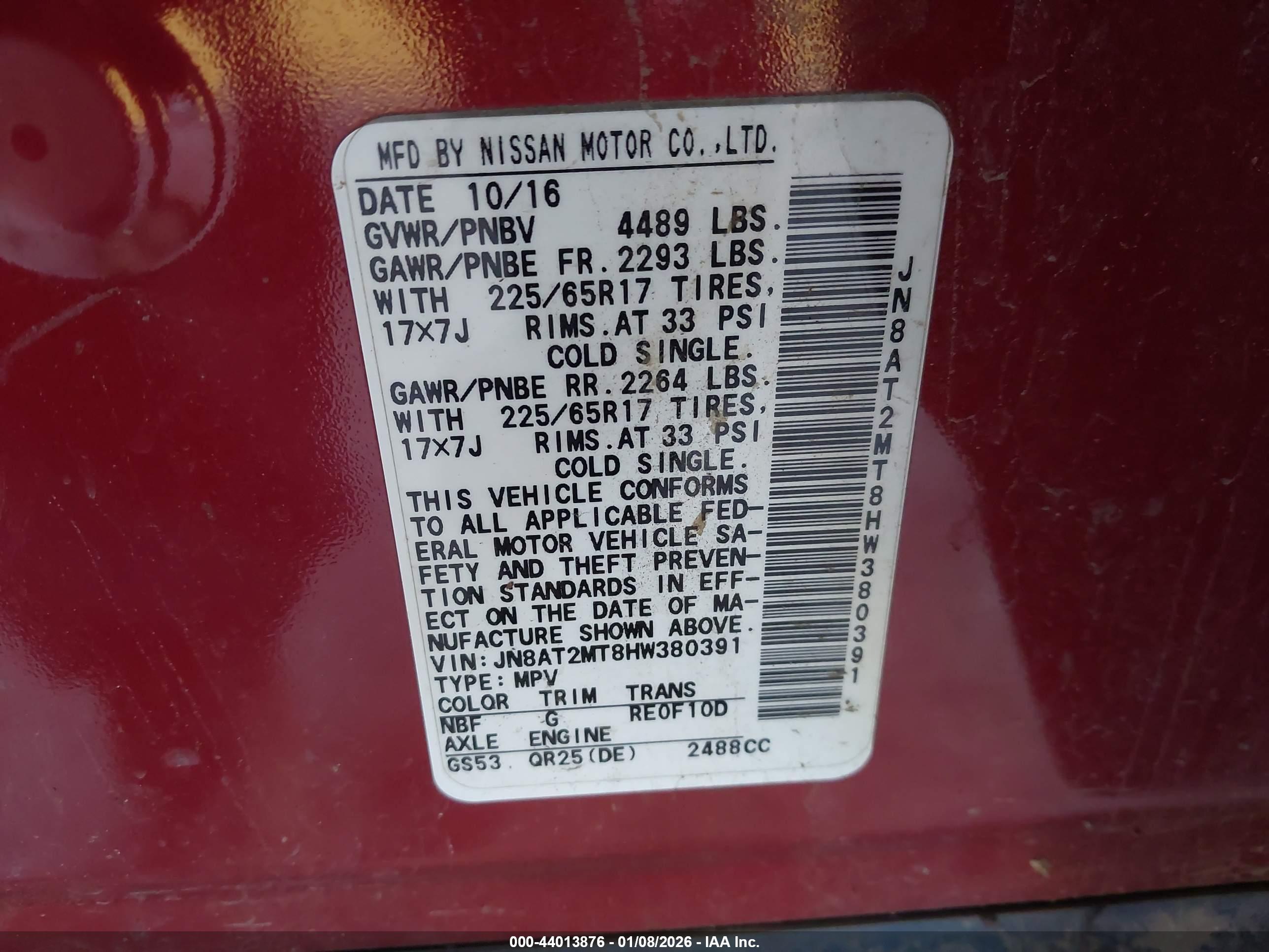 NISSAN ROGUE image 9