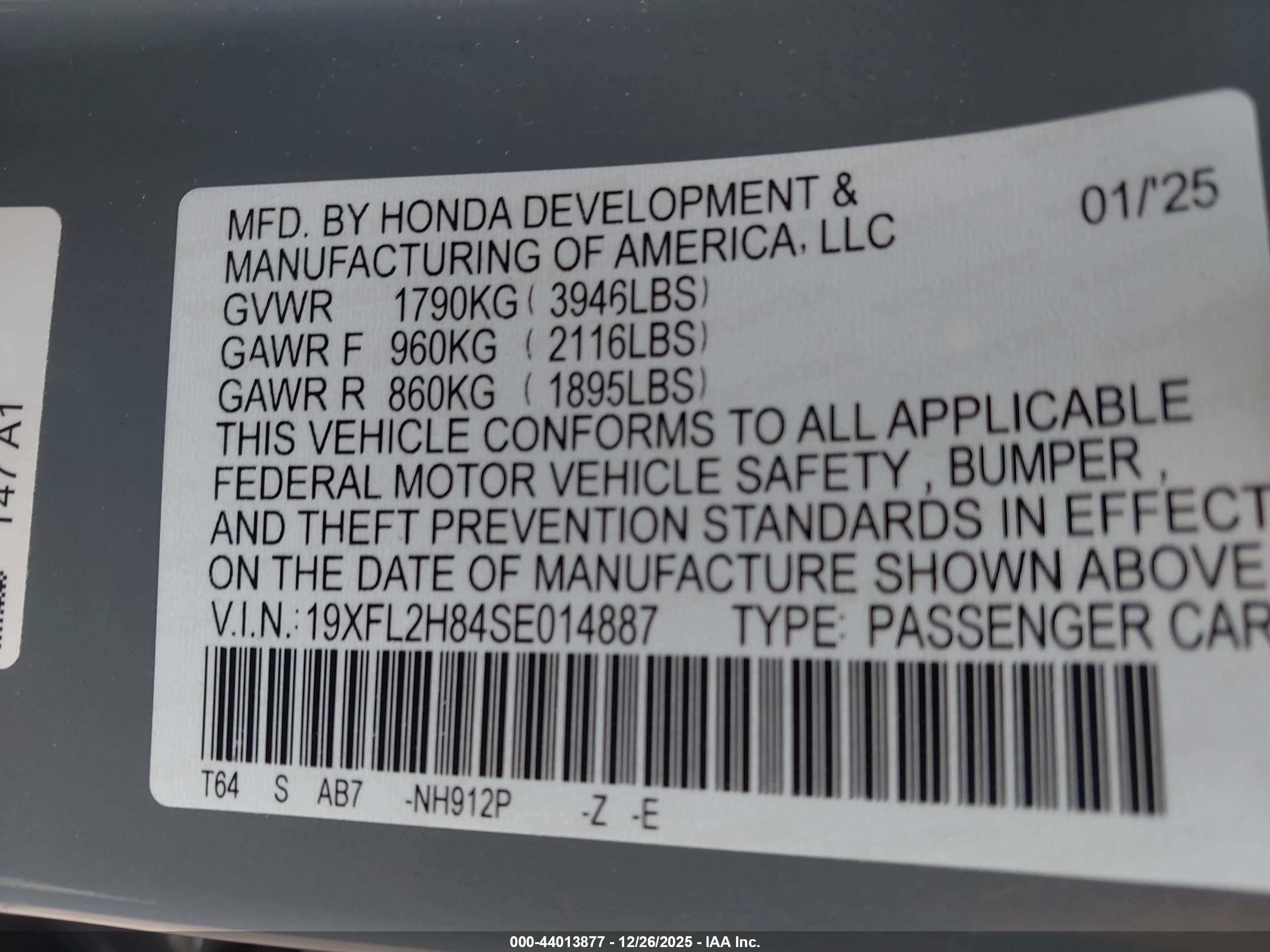 HONDA CIVIC image 9