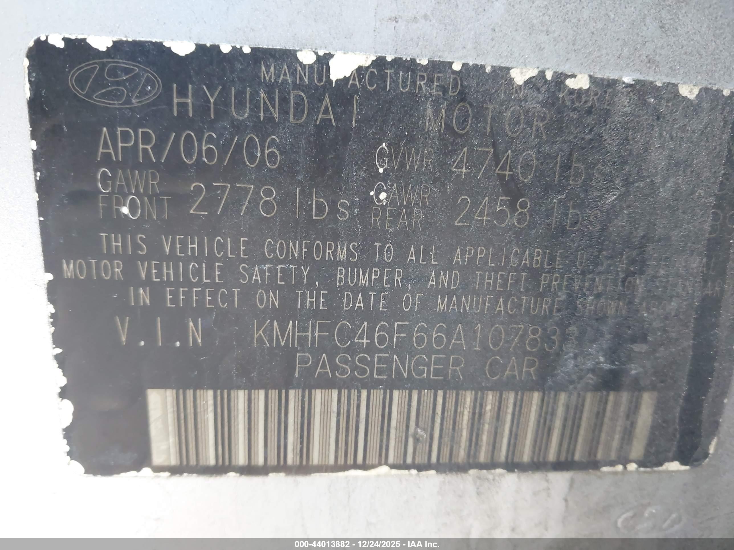 HYUNDAI AZERA image 9