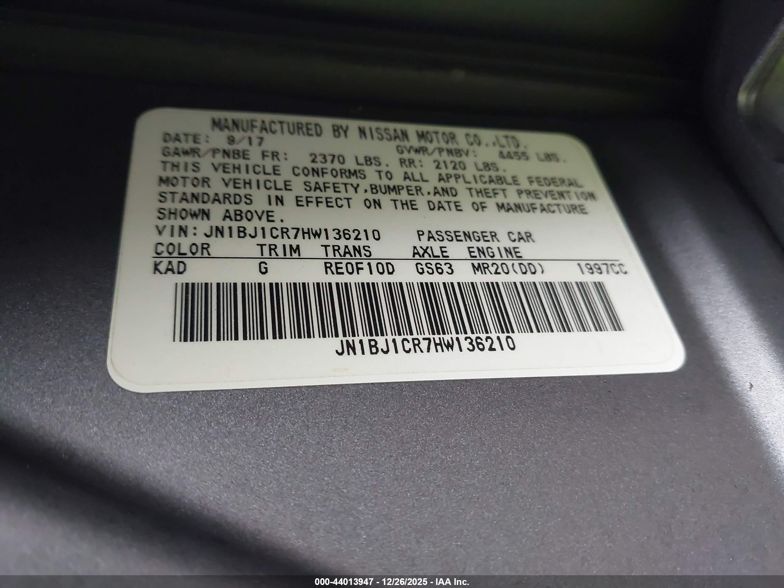 NISSAN ROGUE image 9