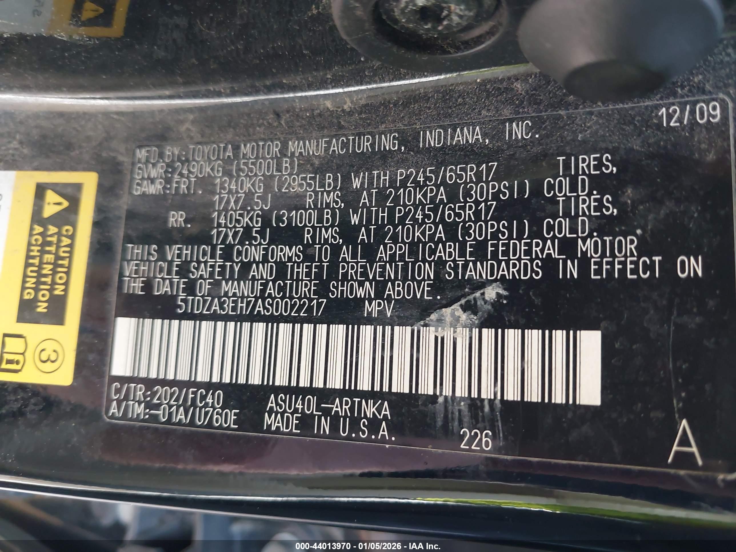 TOYOTA HIGHLANDER image 9