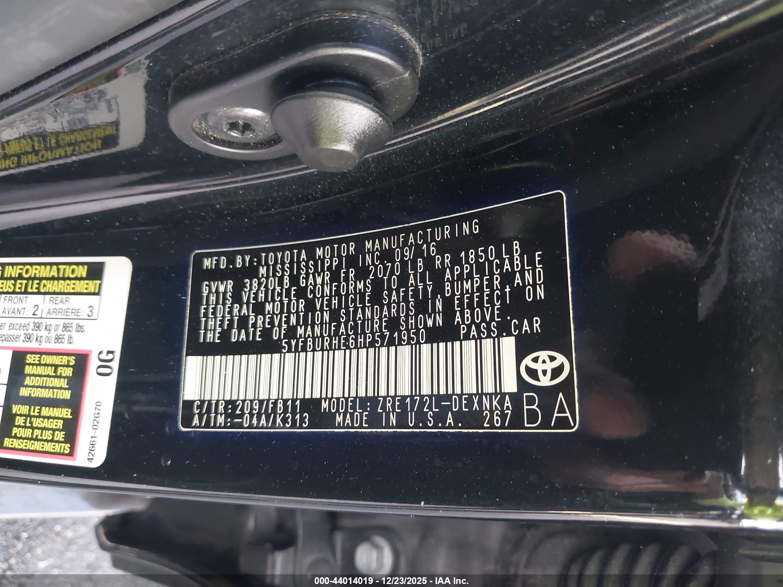 TOYOTA COROLLA image 9