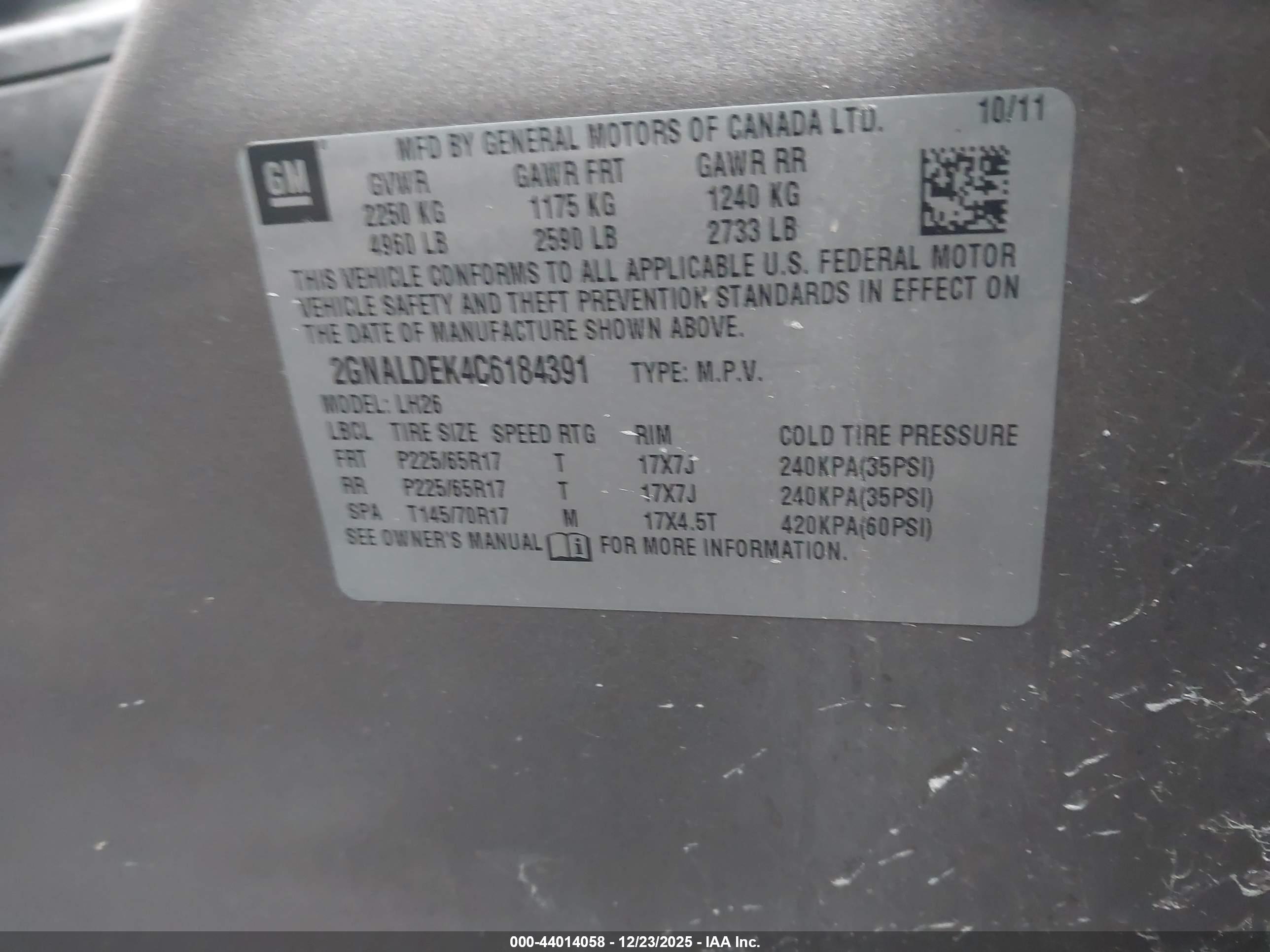 CHEVROLET EQUINOX image 9