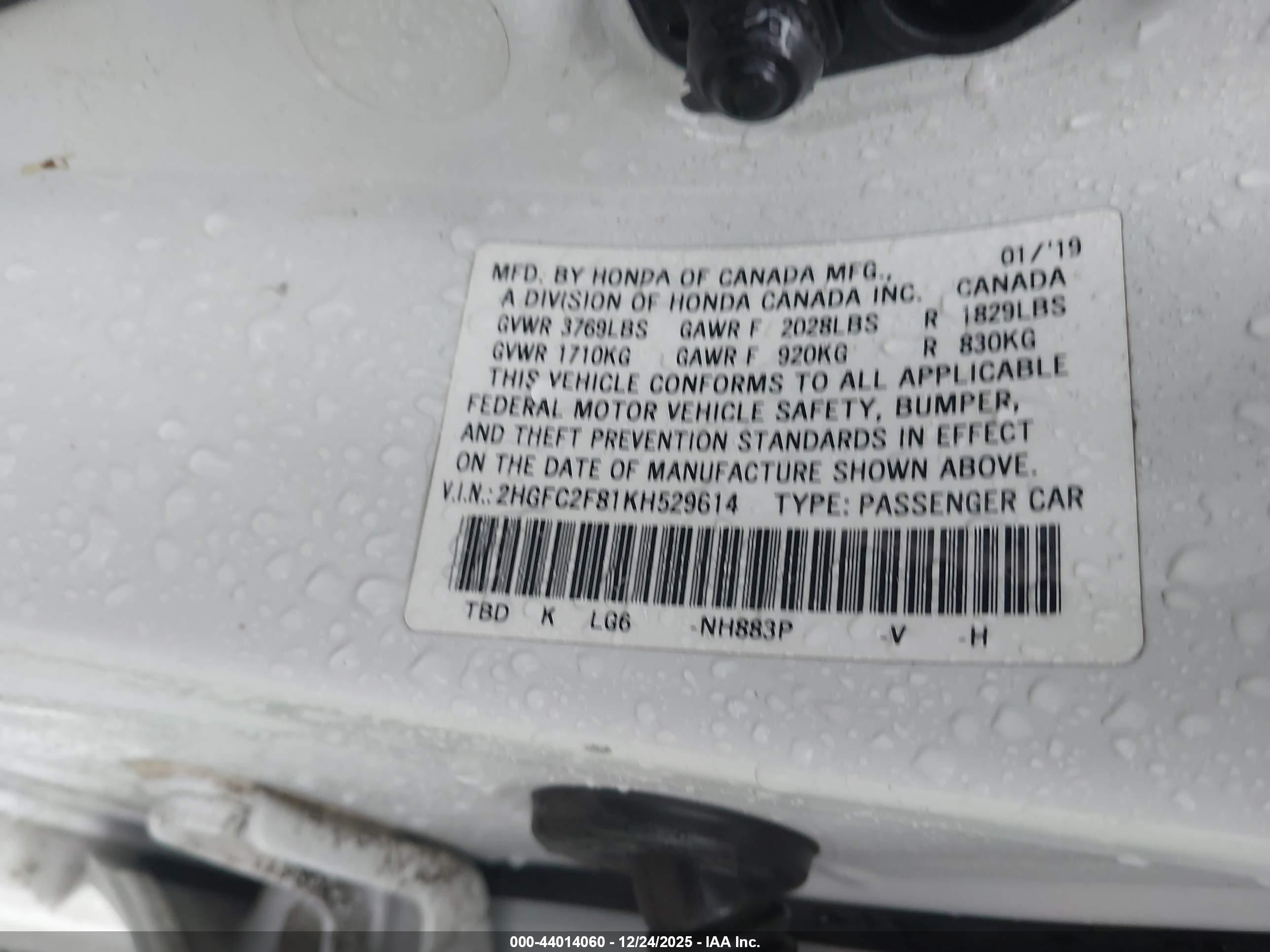 HONDA CIVIC image 9