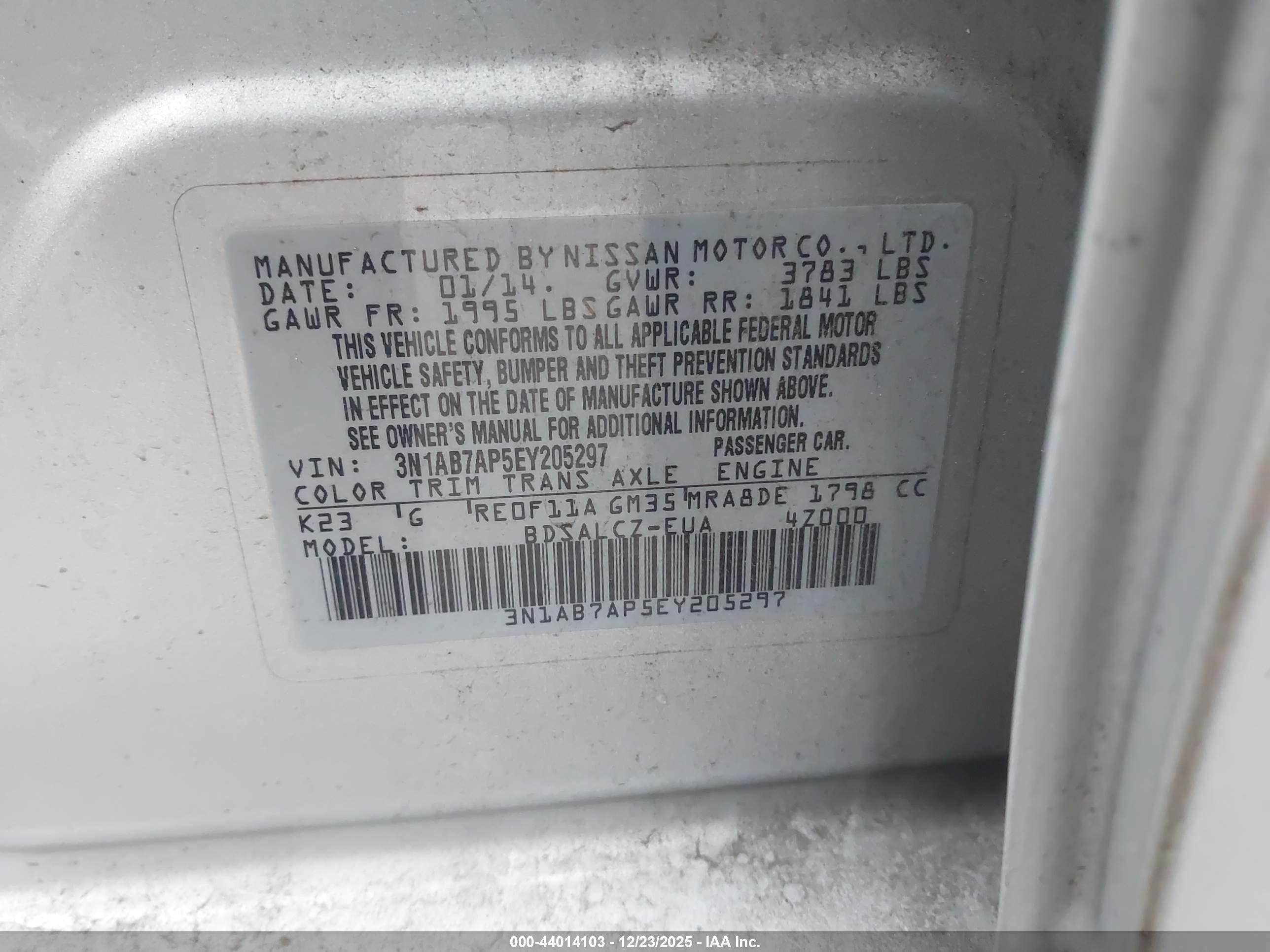NISSAN SENTRA image 9
