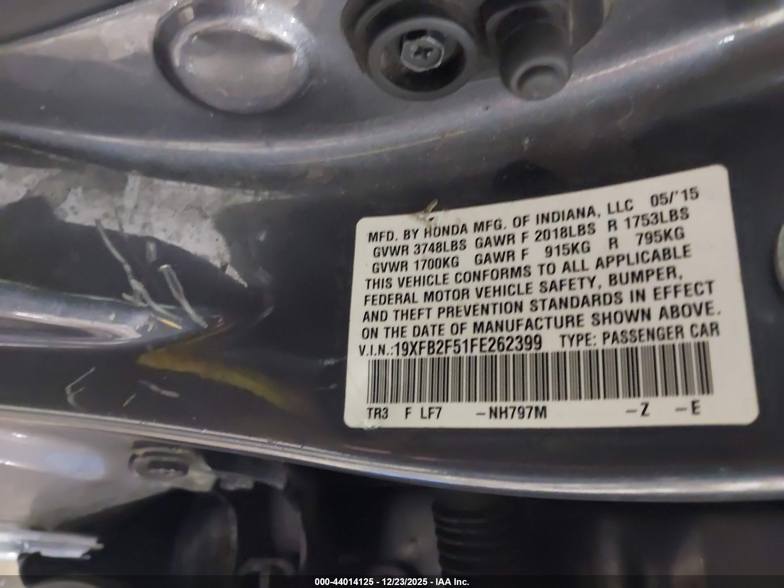 HONDA CIVIC image 9