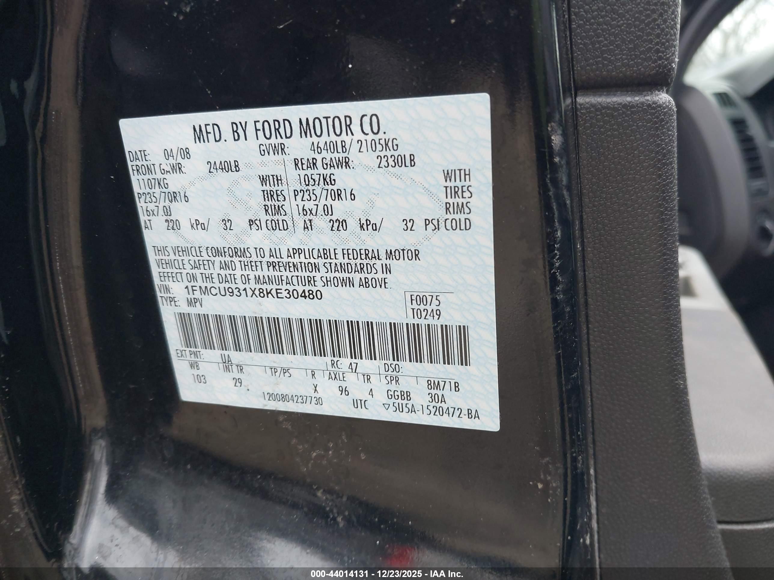 FORD ESCAPE image 9