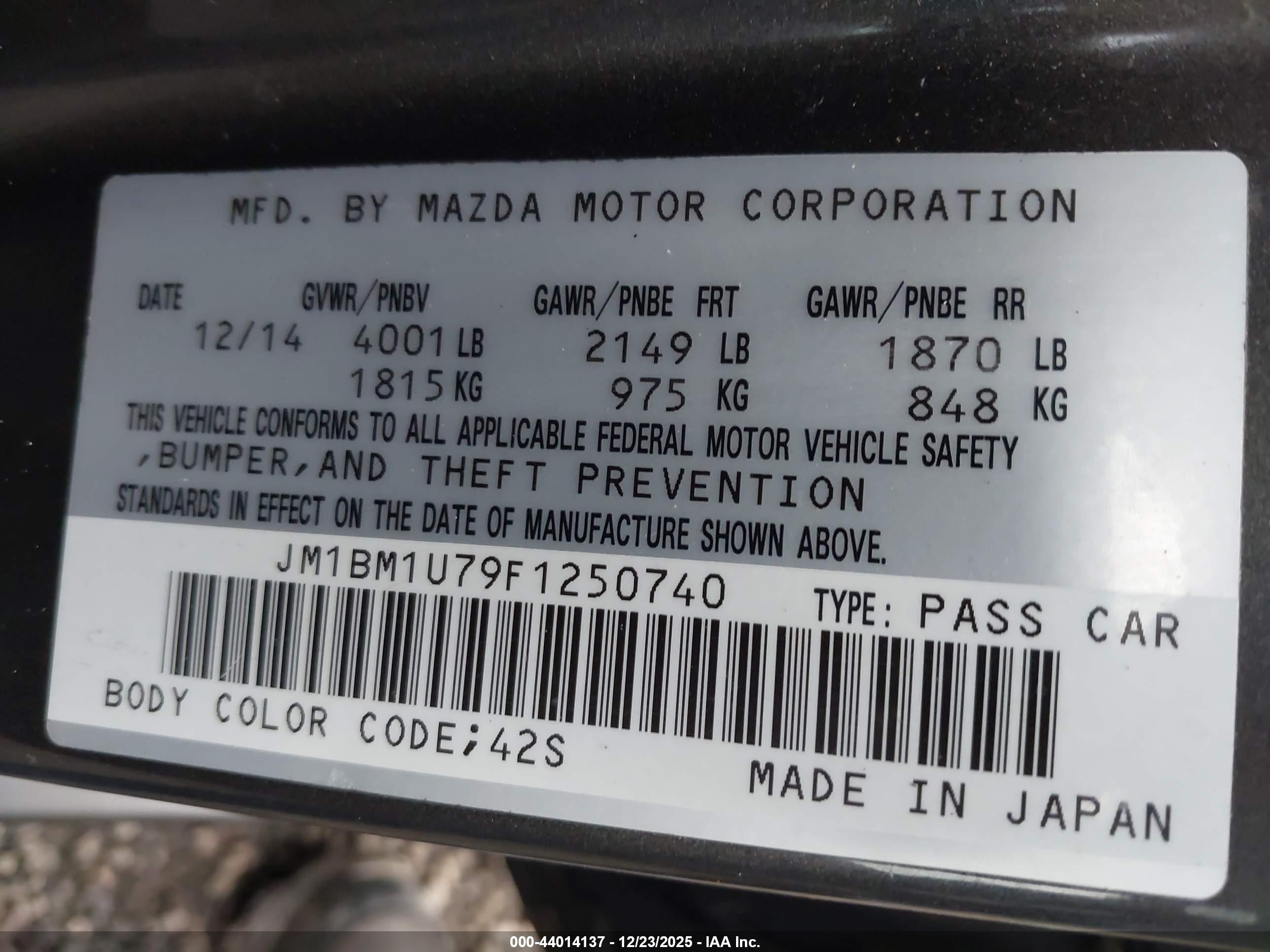 MAZDA MAZDA3 image 9