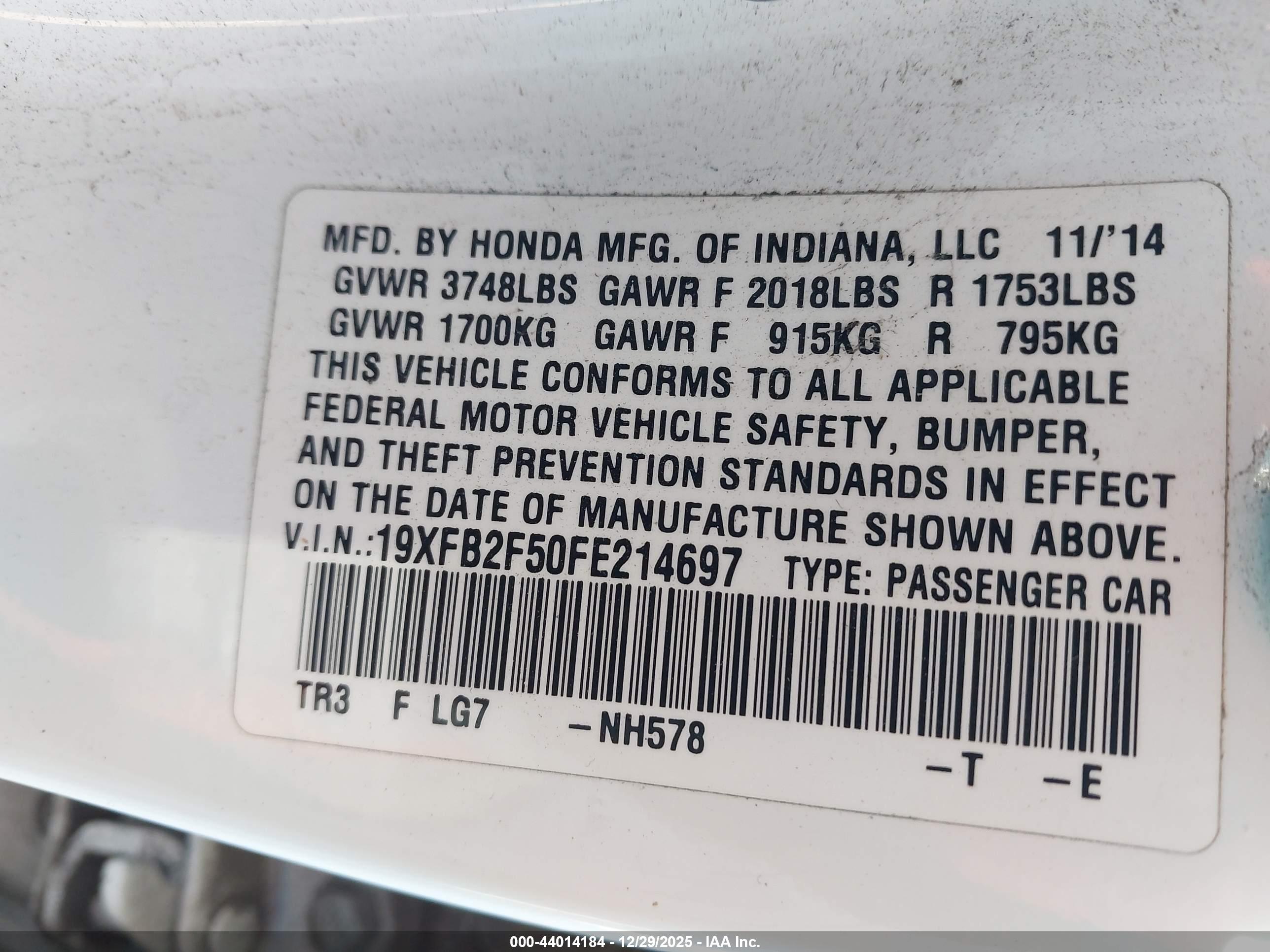 HONDA CIVIC image 9