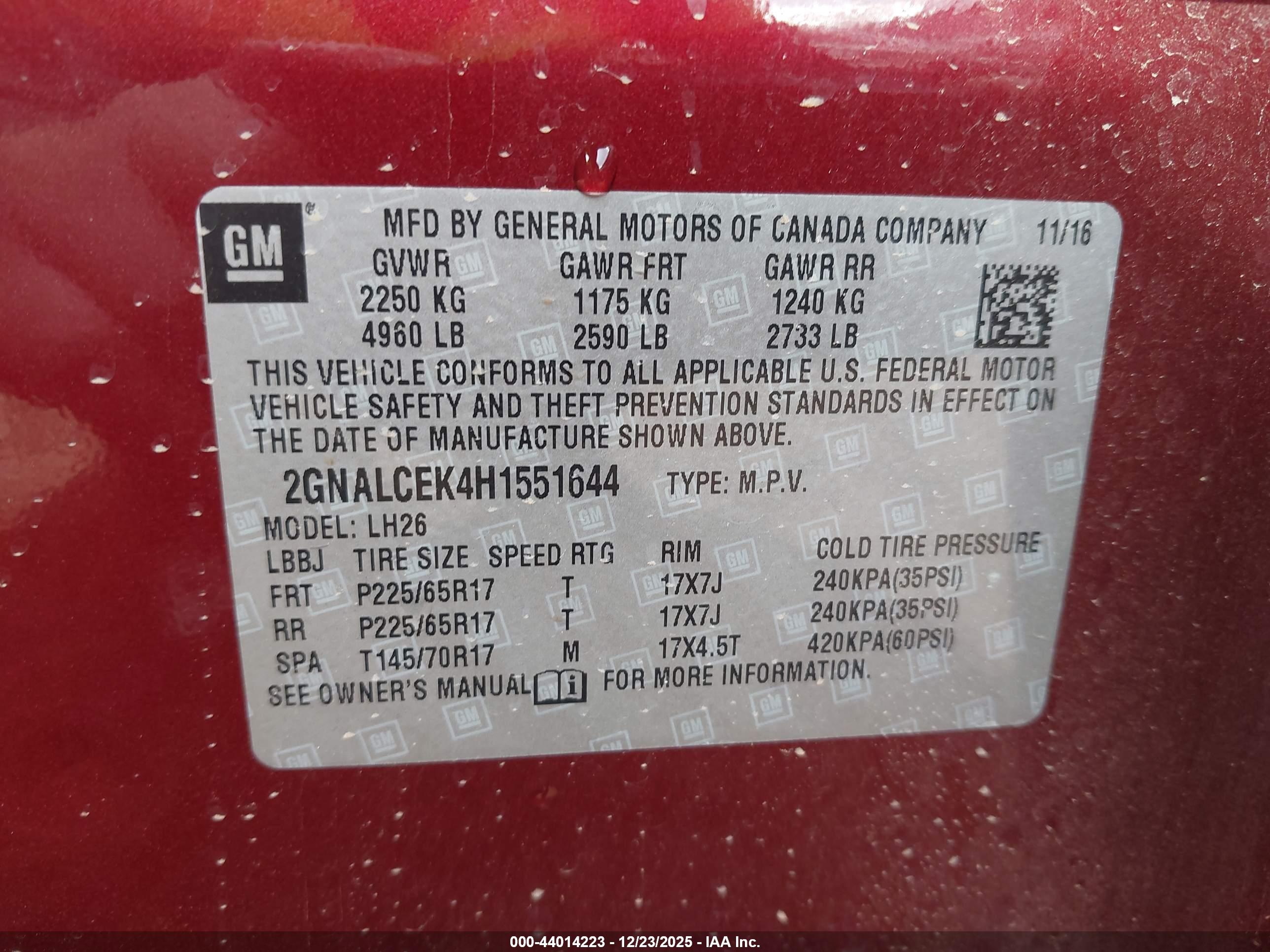 CHEVROLET EQUINOX image 9