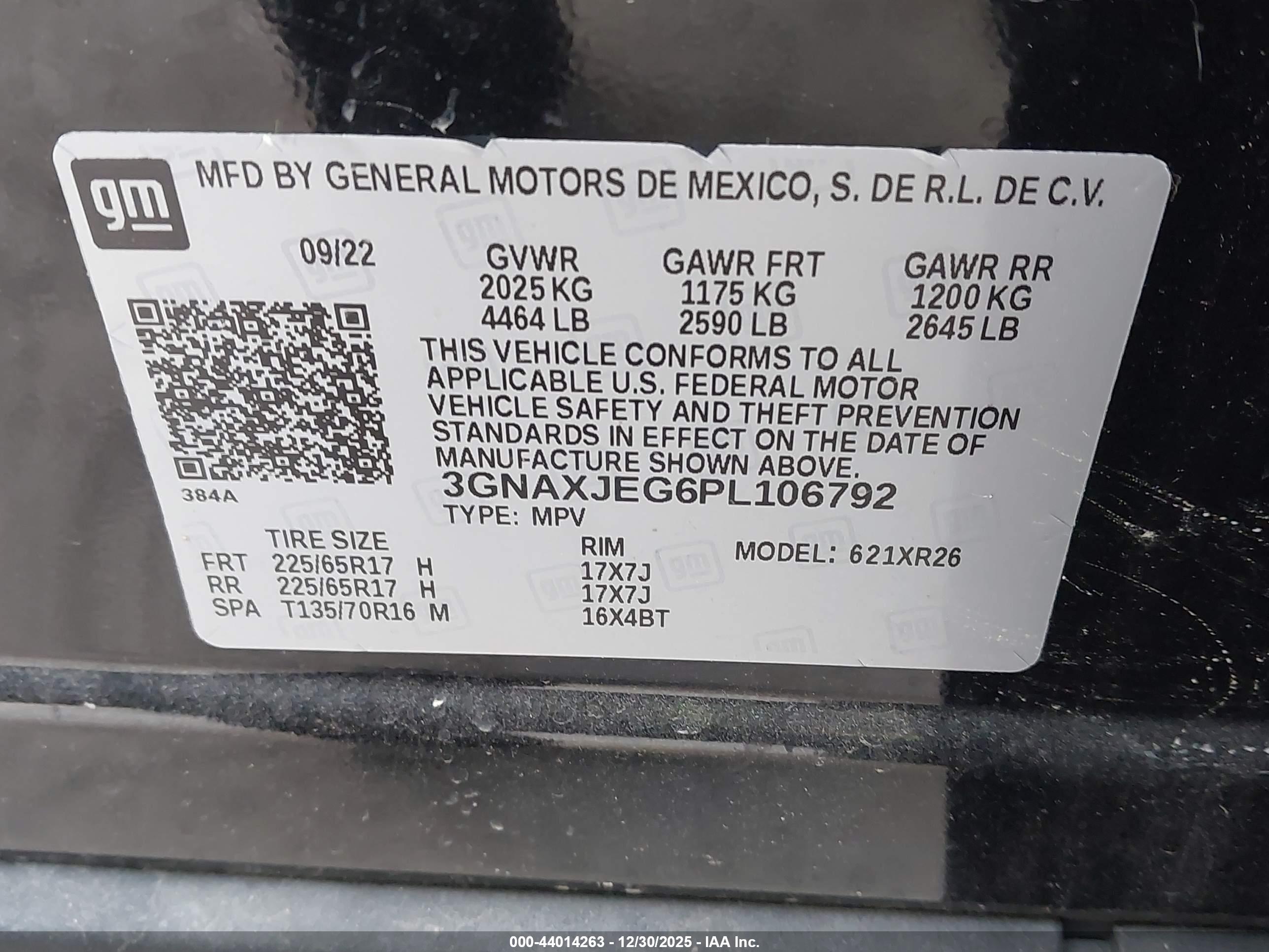 CHEVROLET EQUINOX image 9