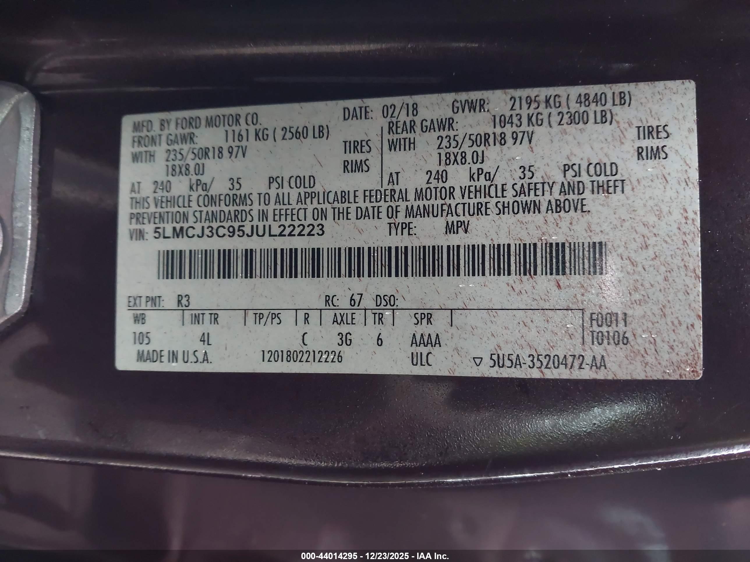 LINCOLN MKC image 9