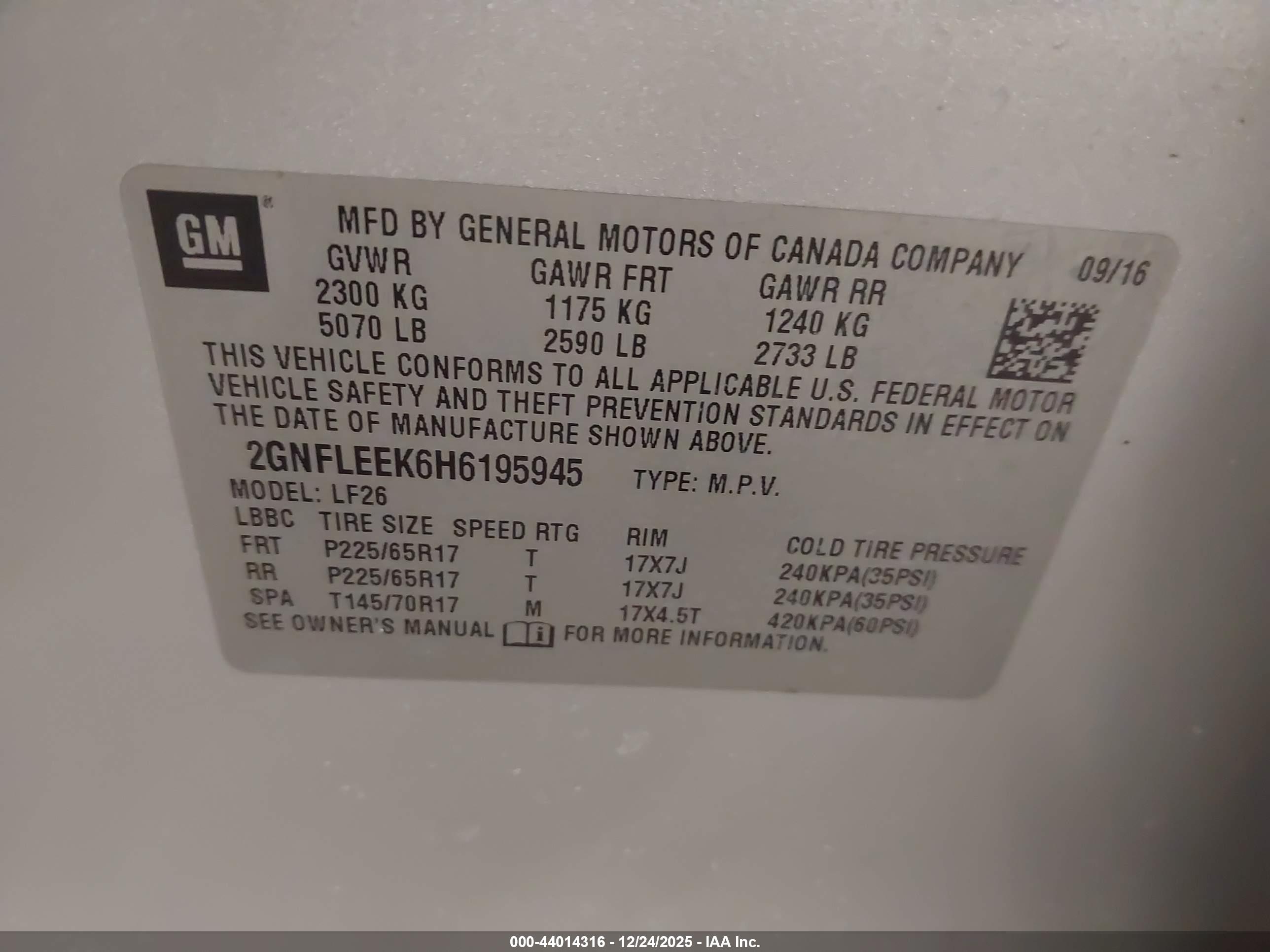 CHEVROLET EQUINOX image 9