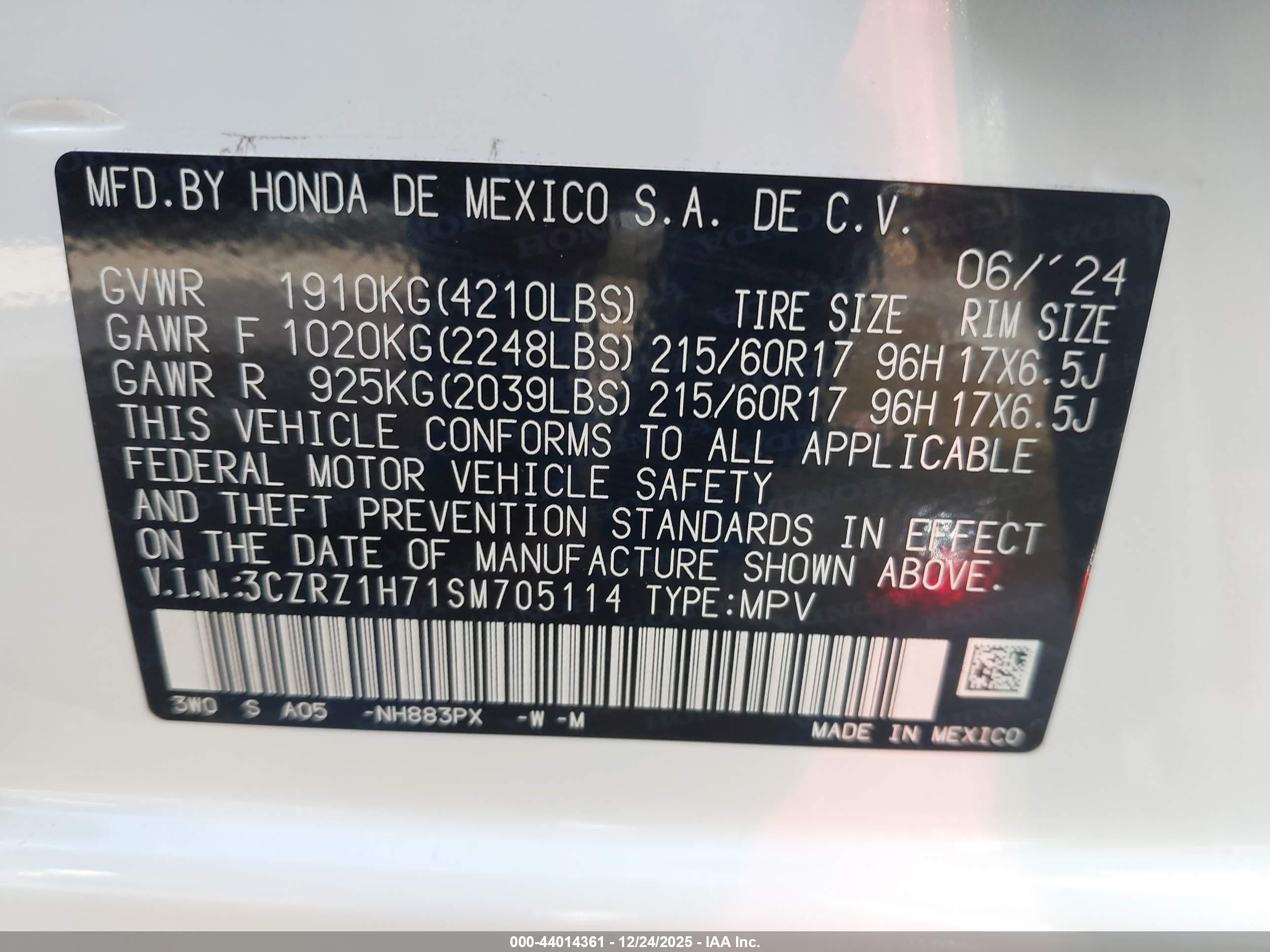 HONDA HR-V image 9