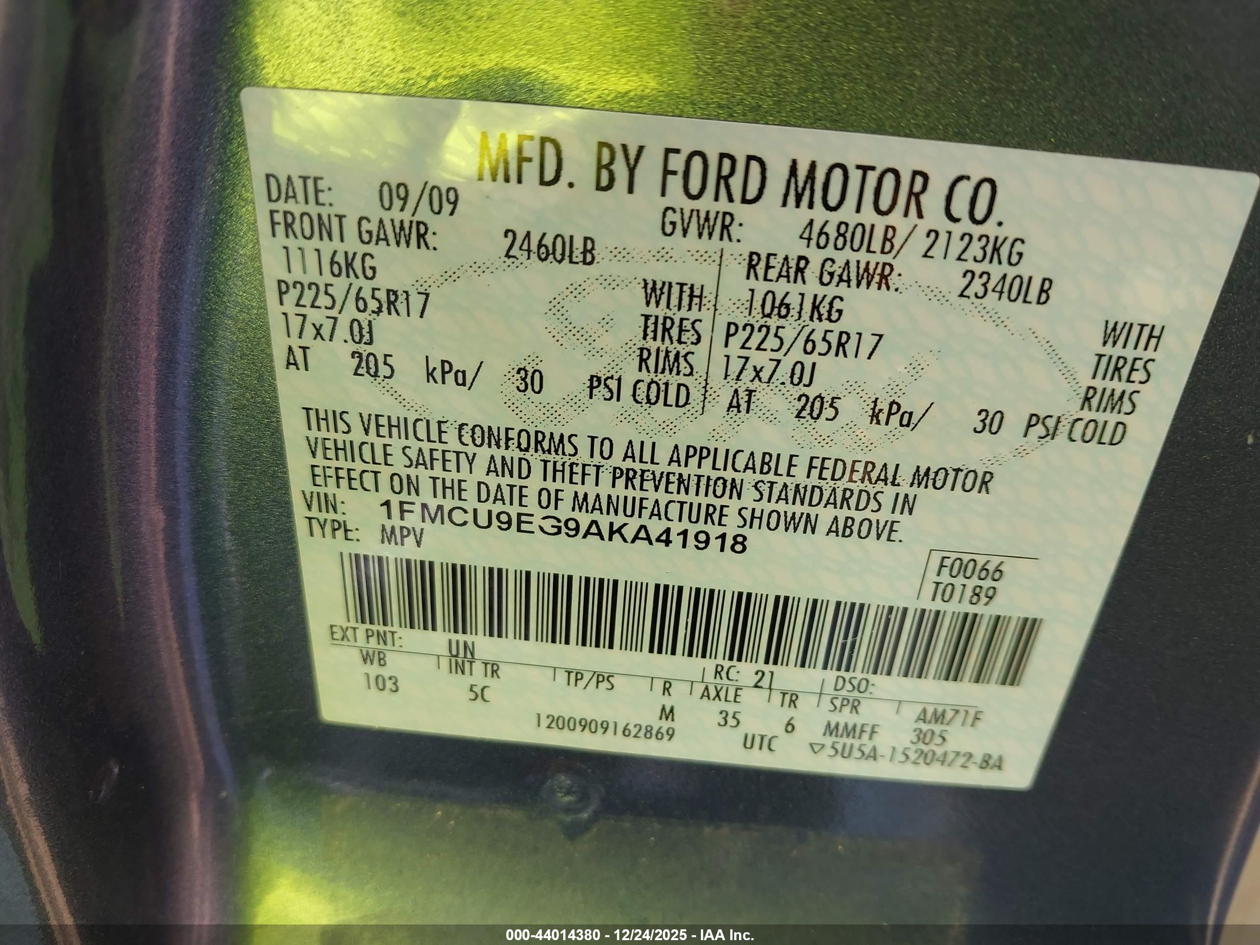 FORD ESCAPE image 9