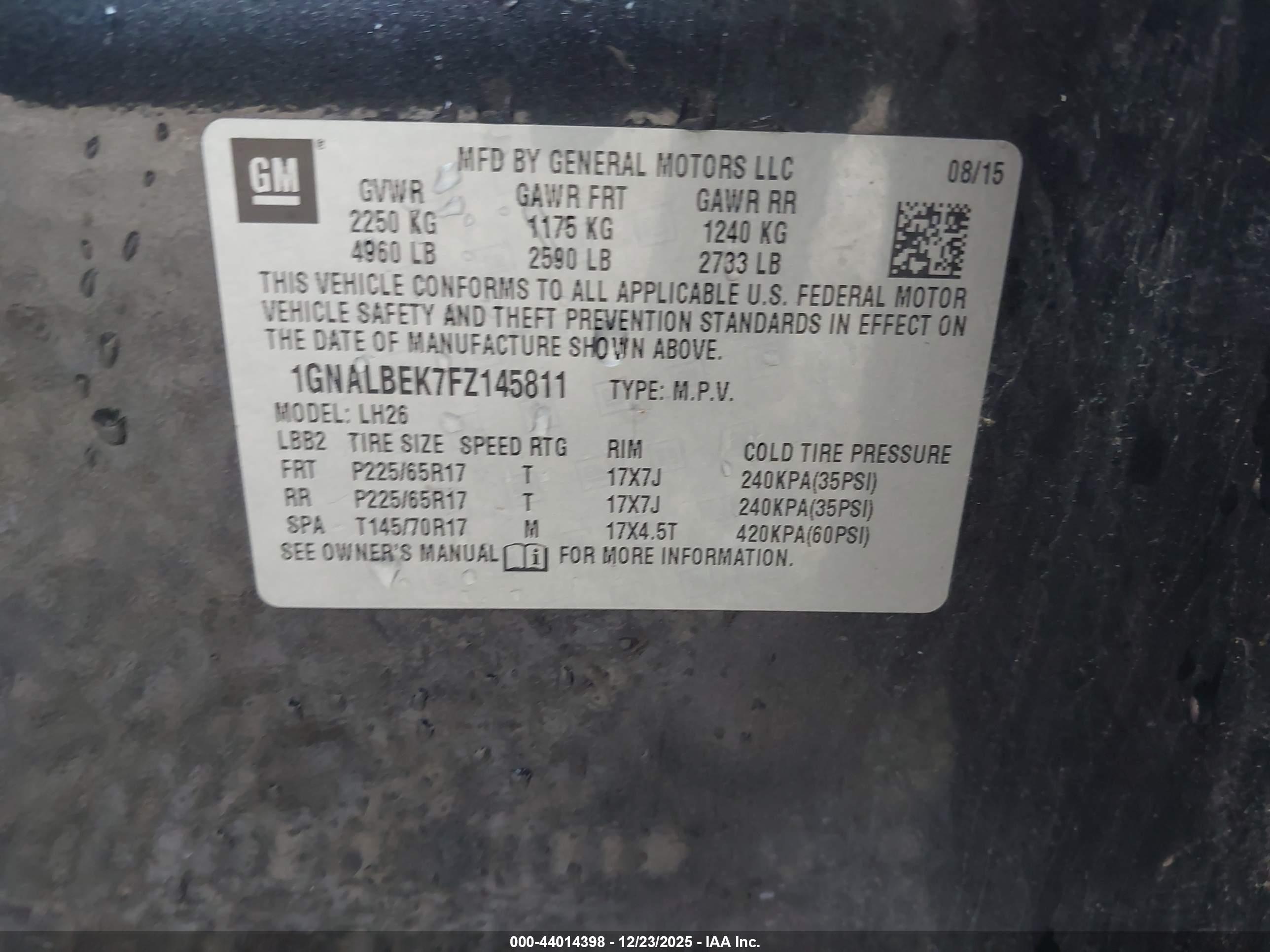 CHEVROLET EQUINOX image 9