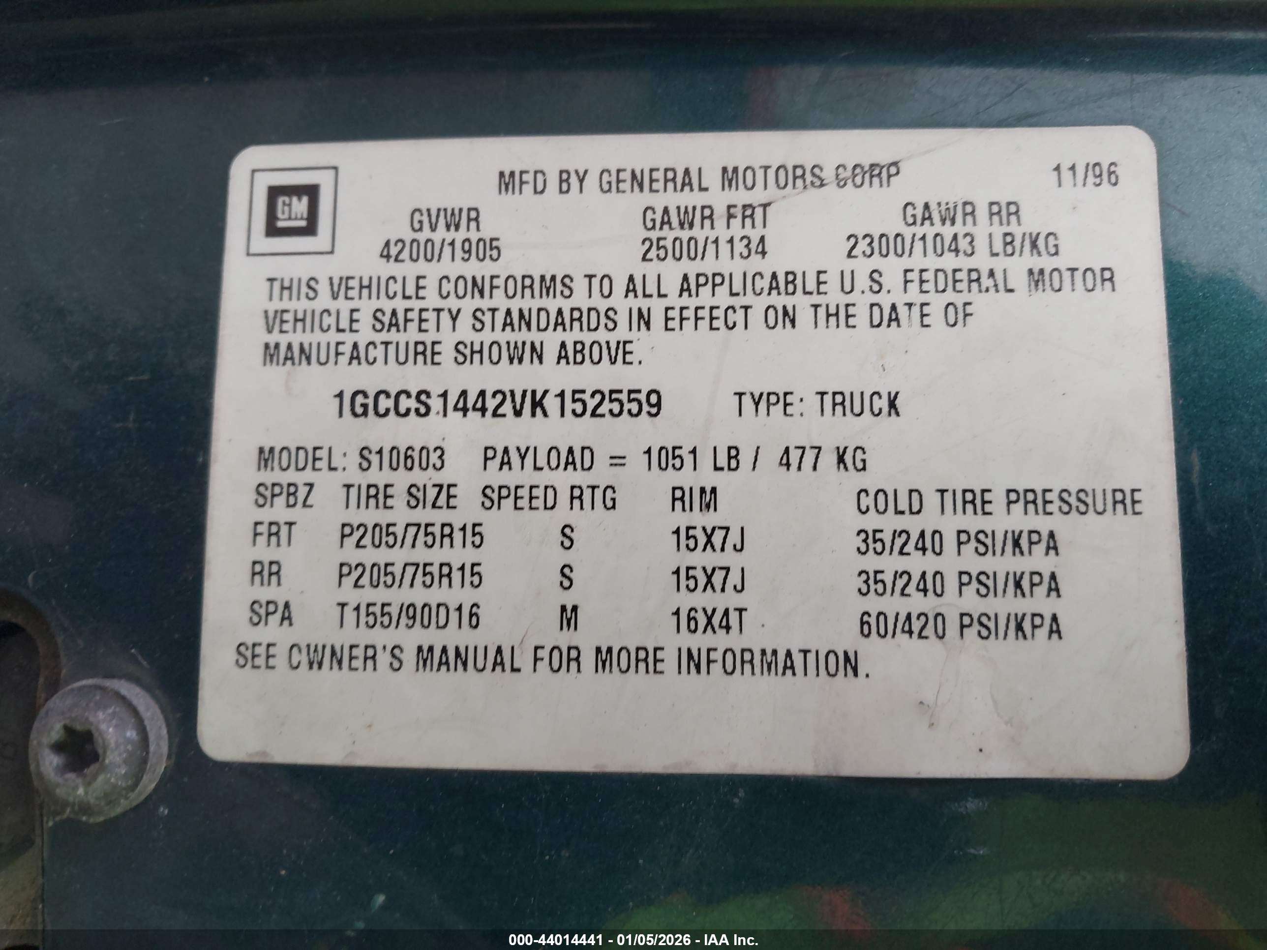 CHEVROLET S-10 image 9