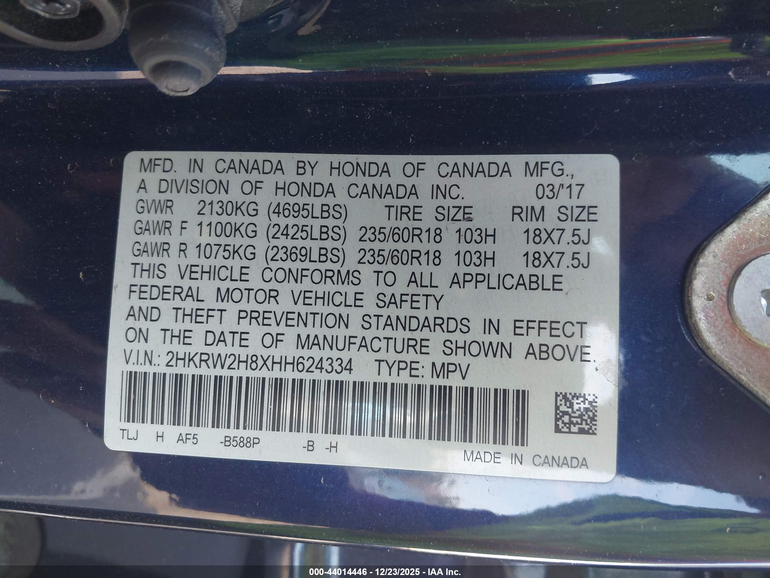 HONDA CR-V image 9