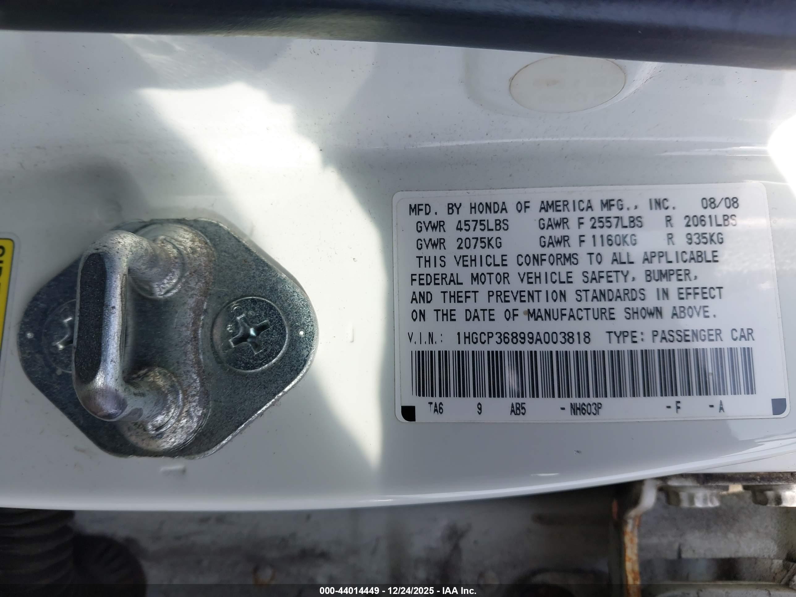 HONDA ACCORD image 9