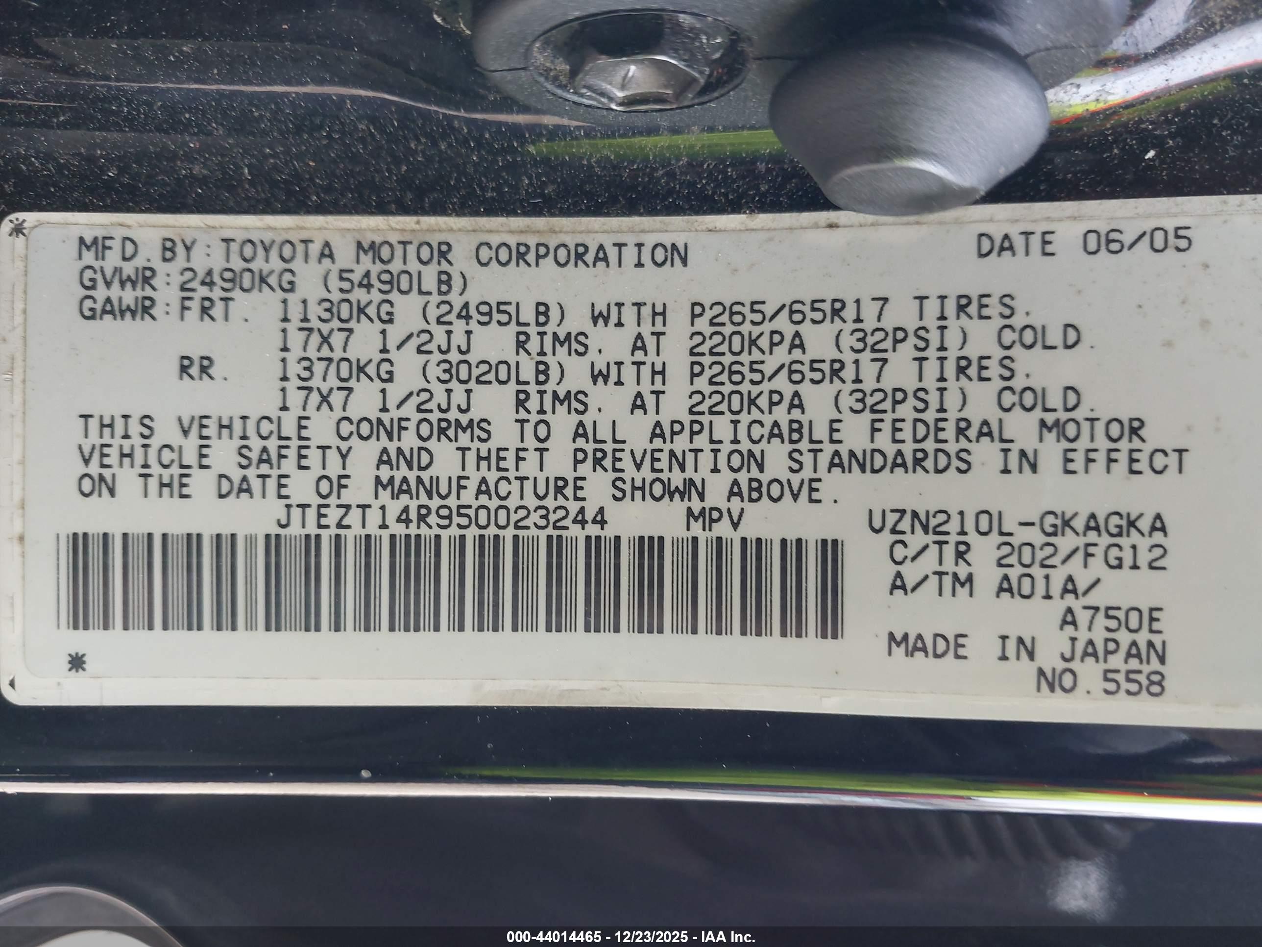 TOYOTA 4RUNNER image 9