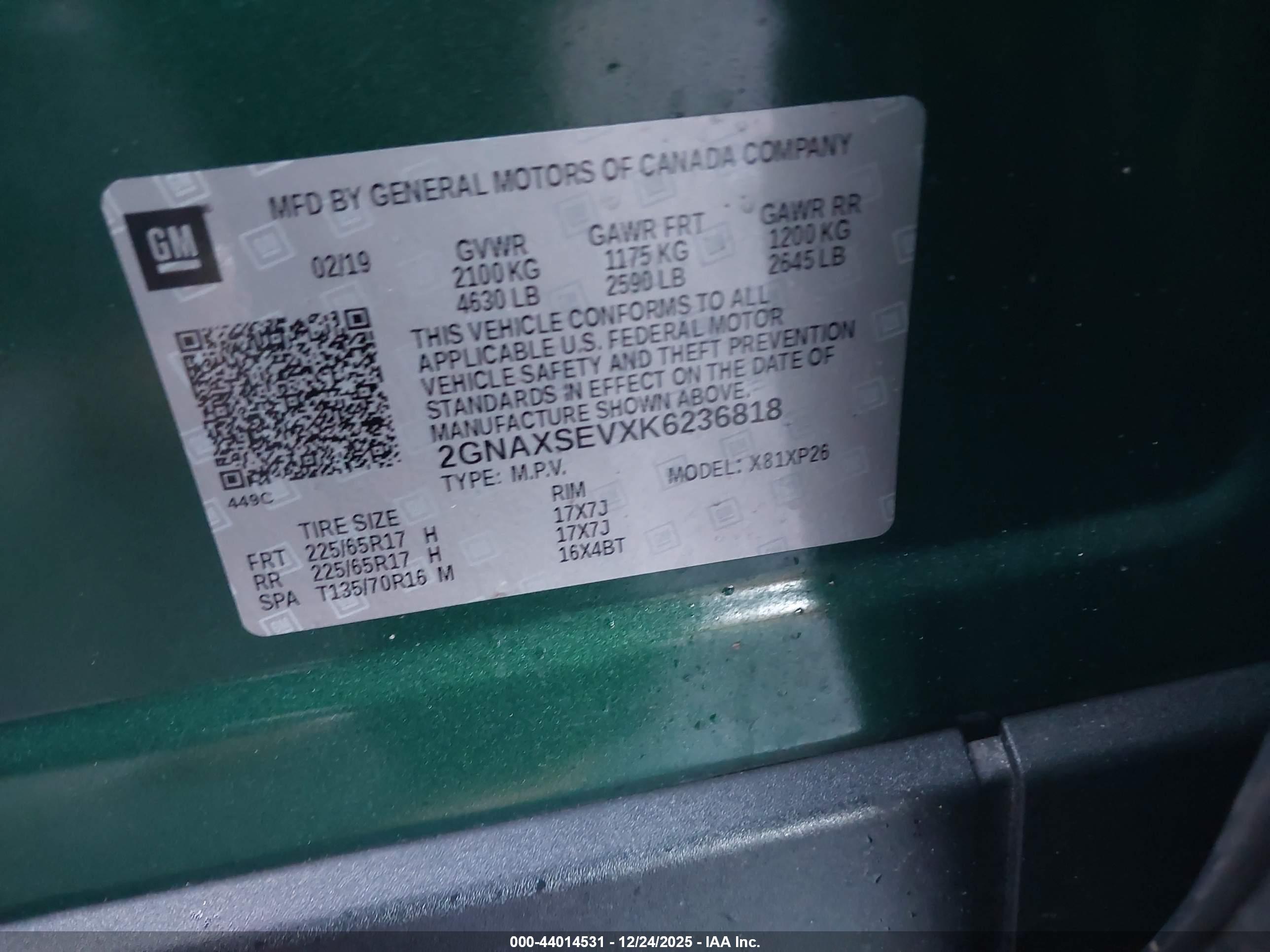 CHEVROLET EQUINOX image 9