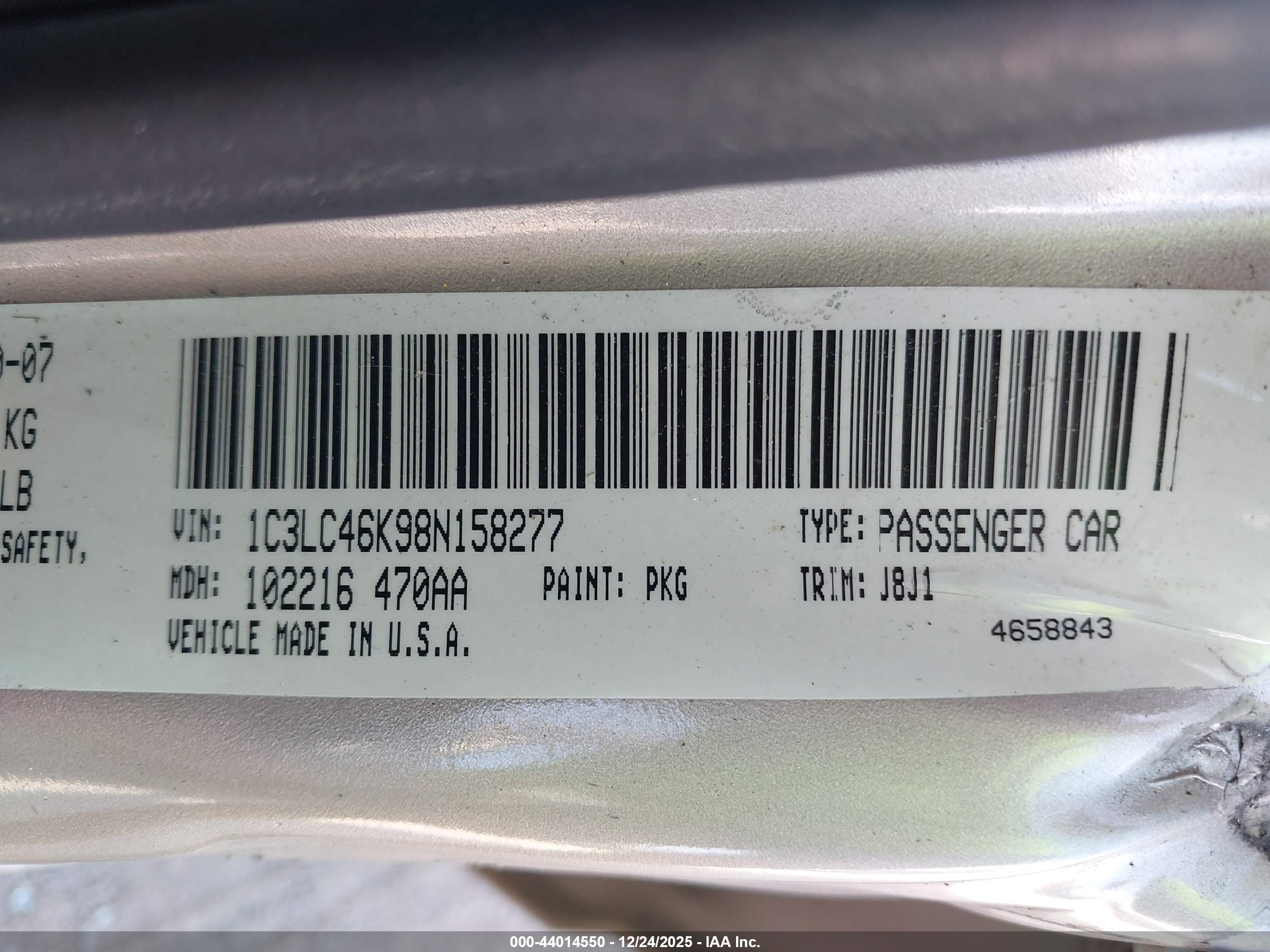 CHRYSLER SEBRING image 9
