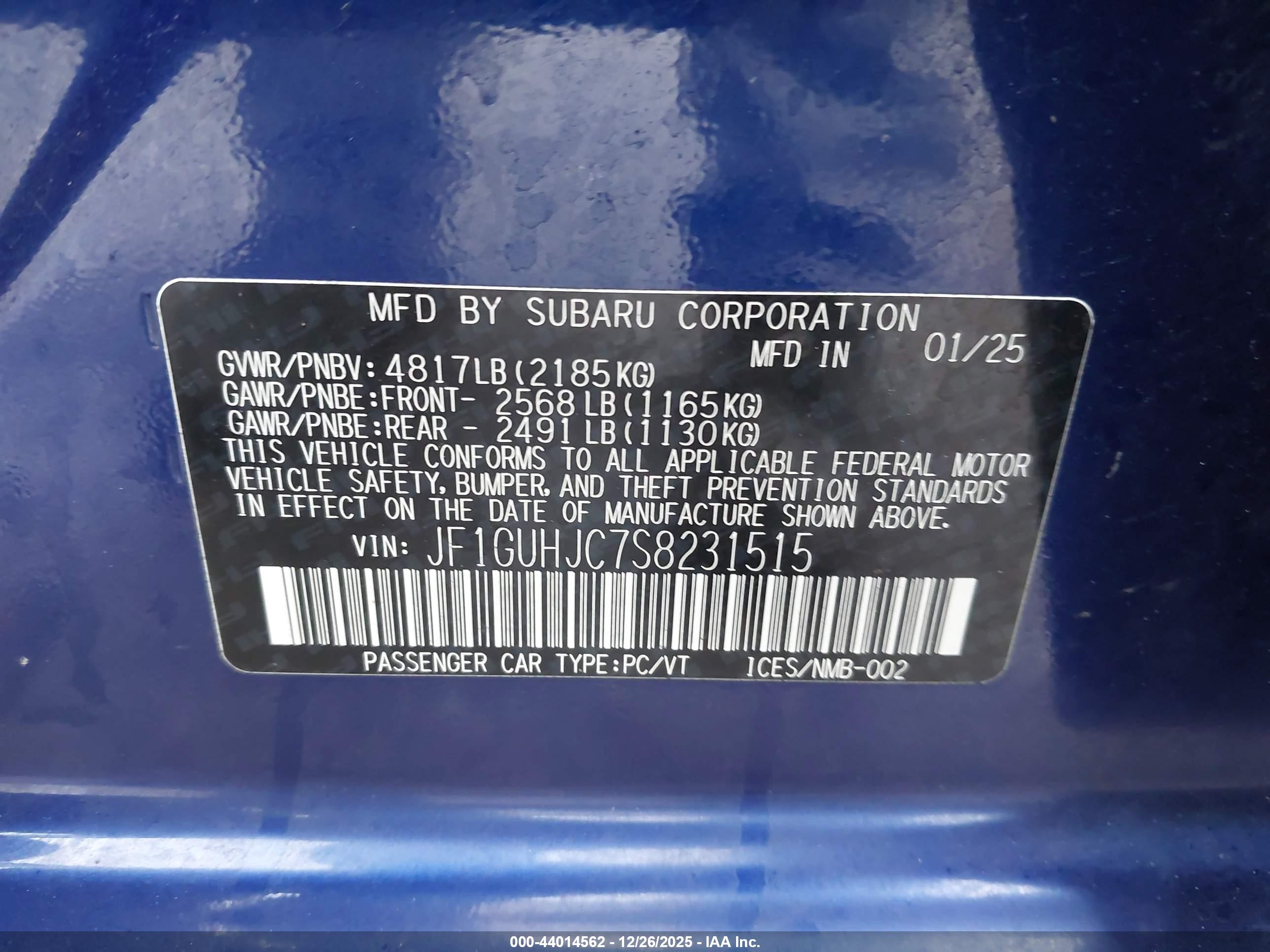SUBARU IMPREZA image 9