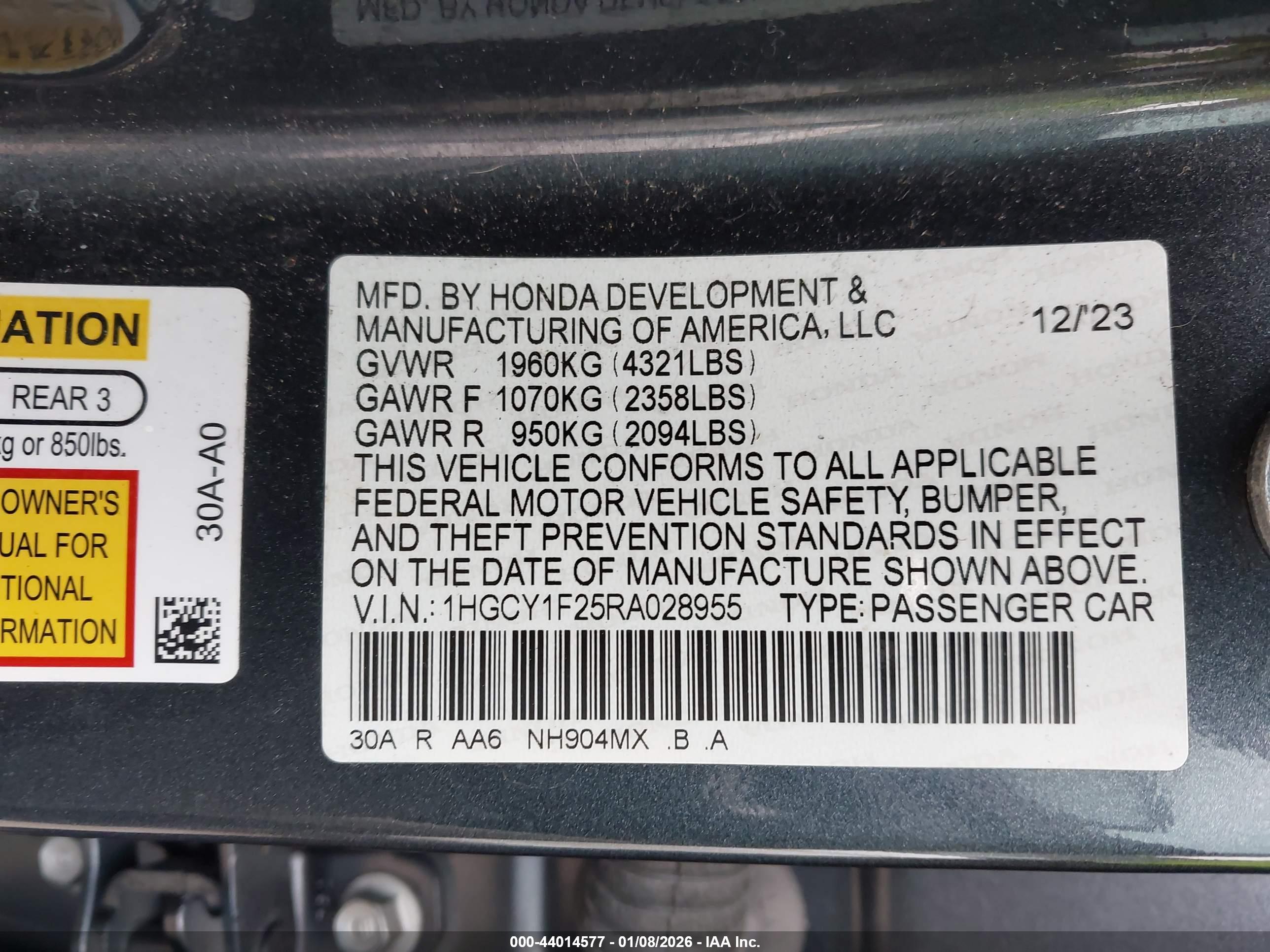 HONDA ACCORD image 9