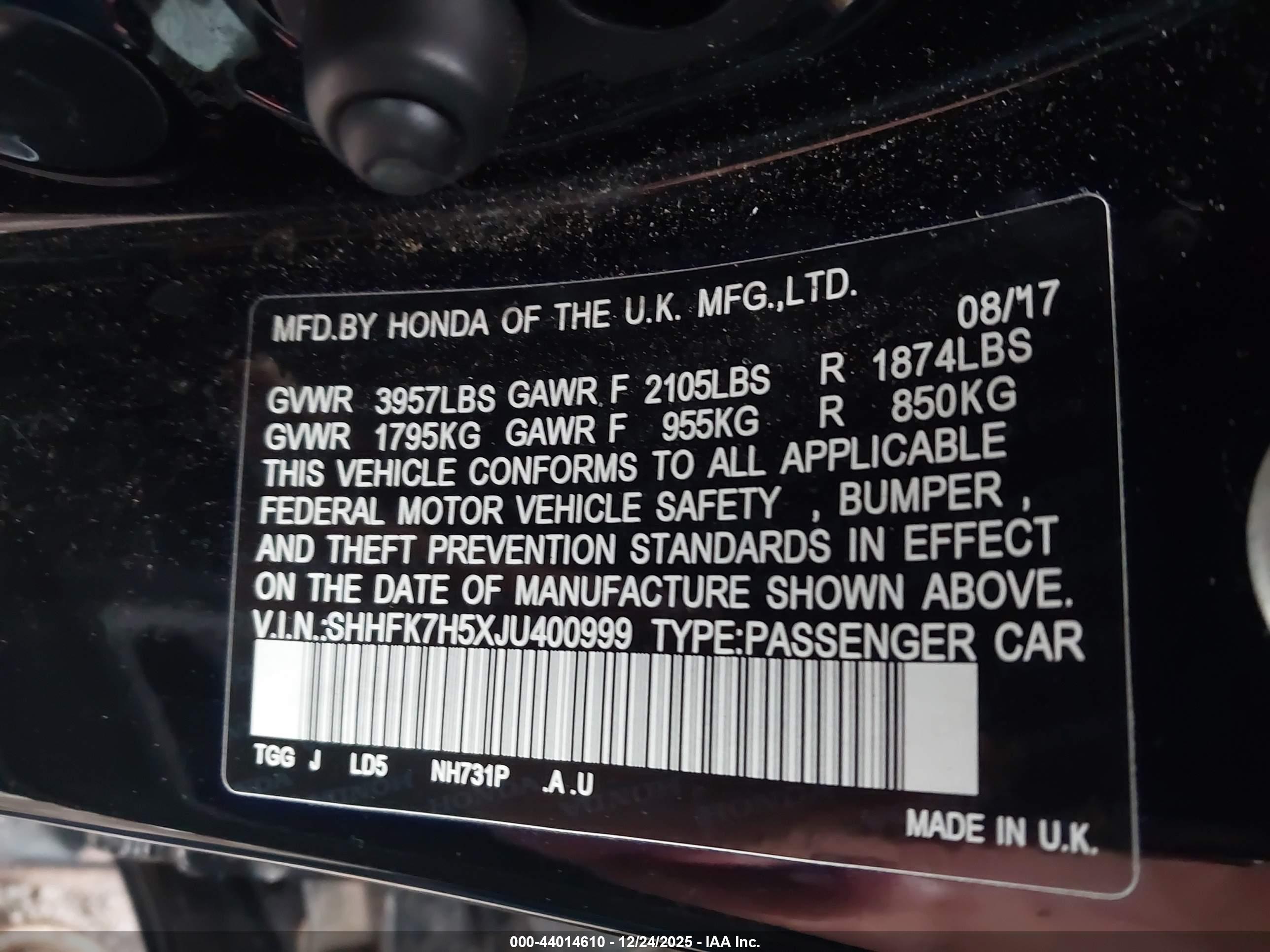 HONDA CIVIC image 9
