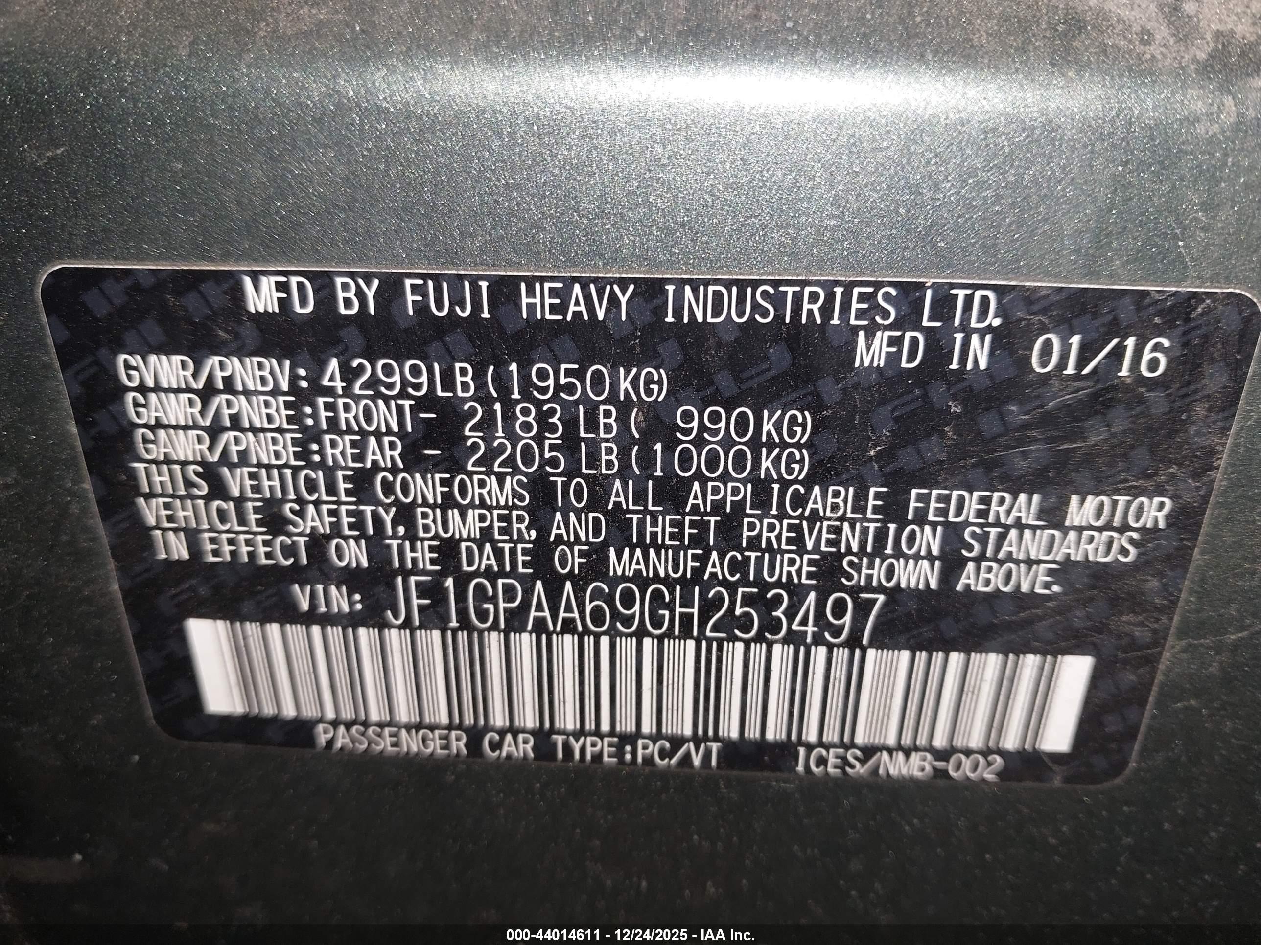 SUBARU IMPREZA image 9