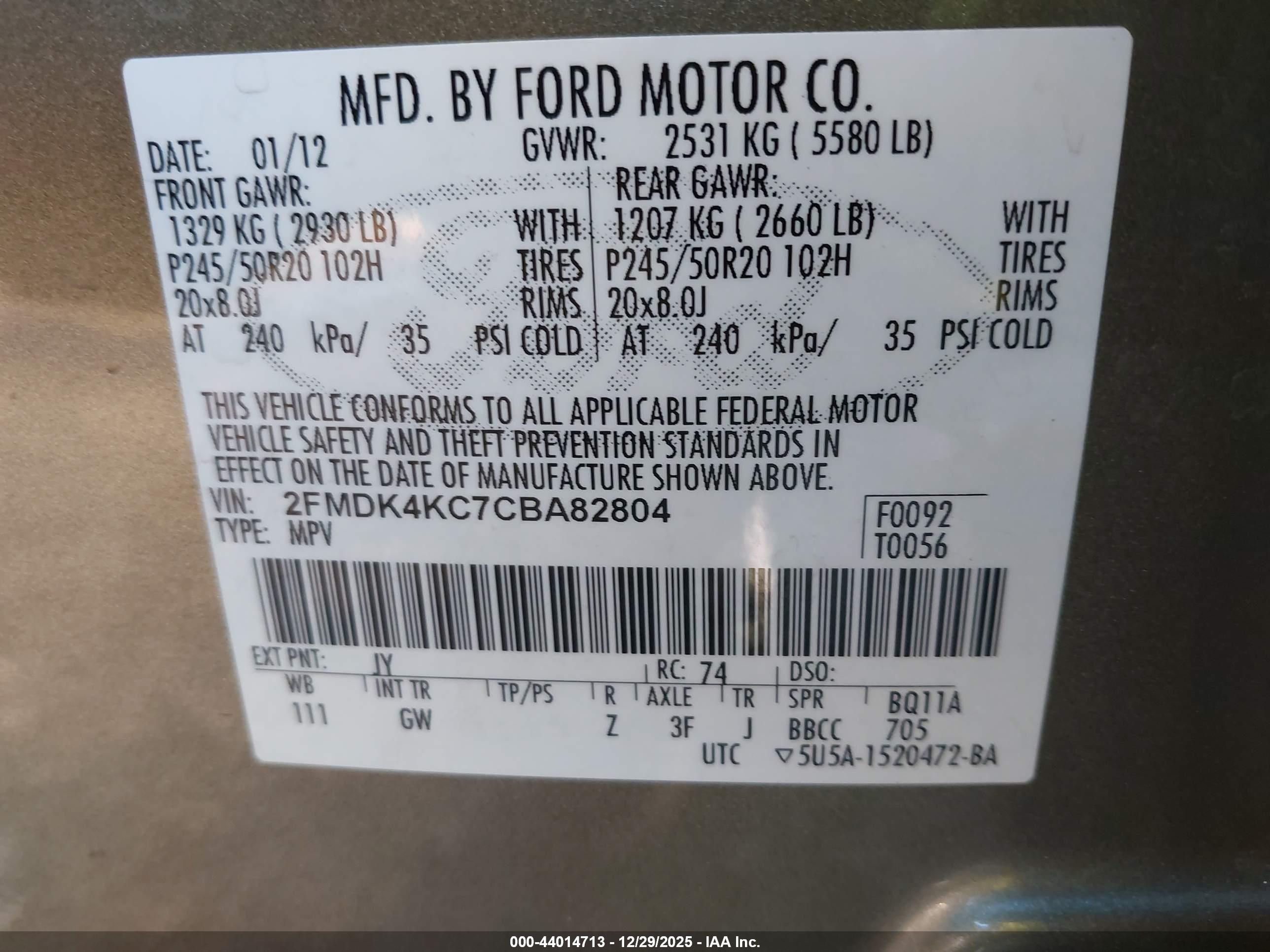 FORD EDGE image 9