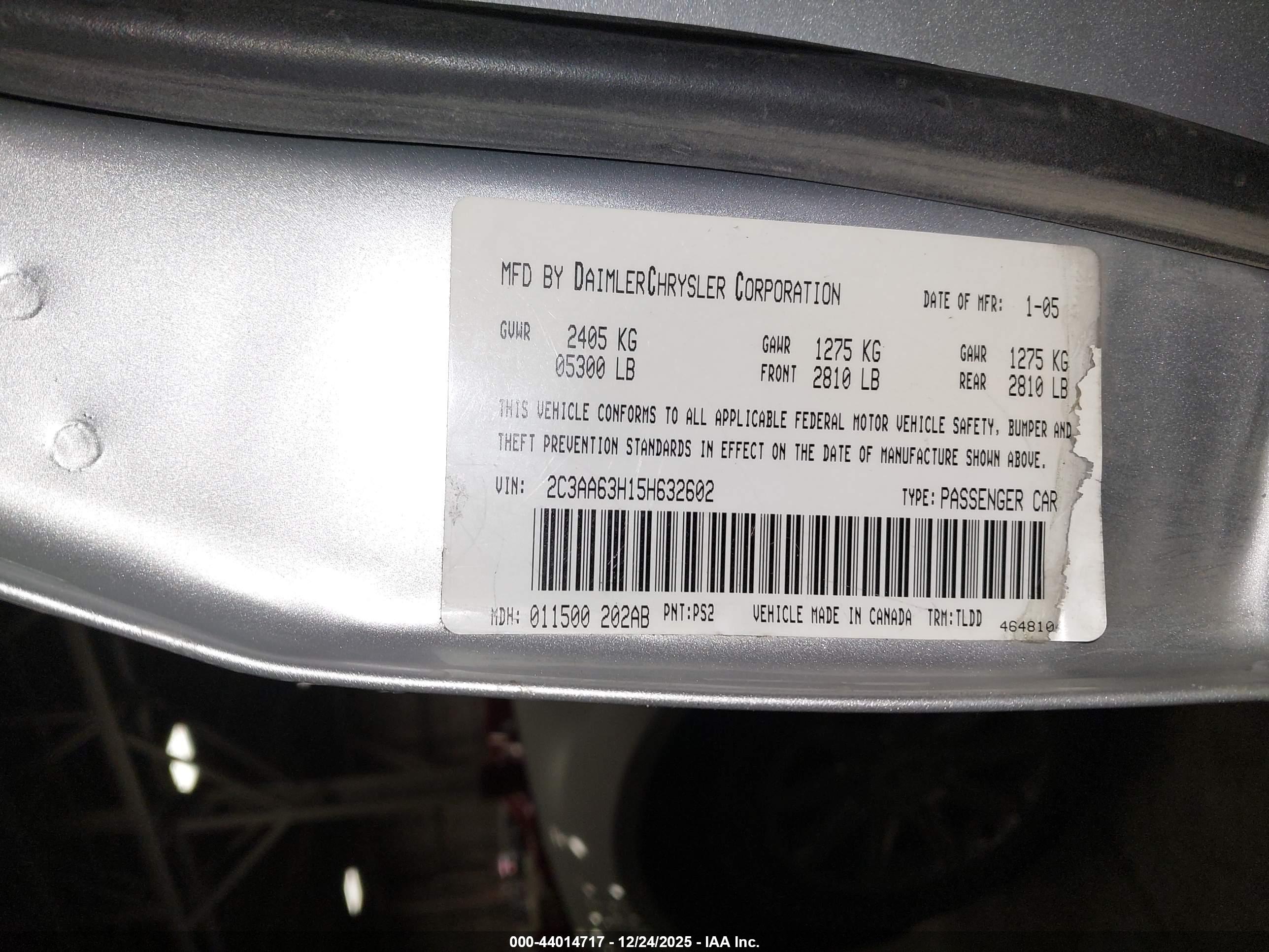 CHRYSLER 300C image 9