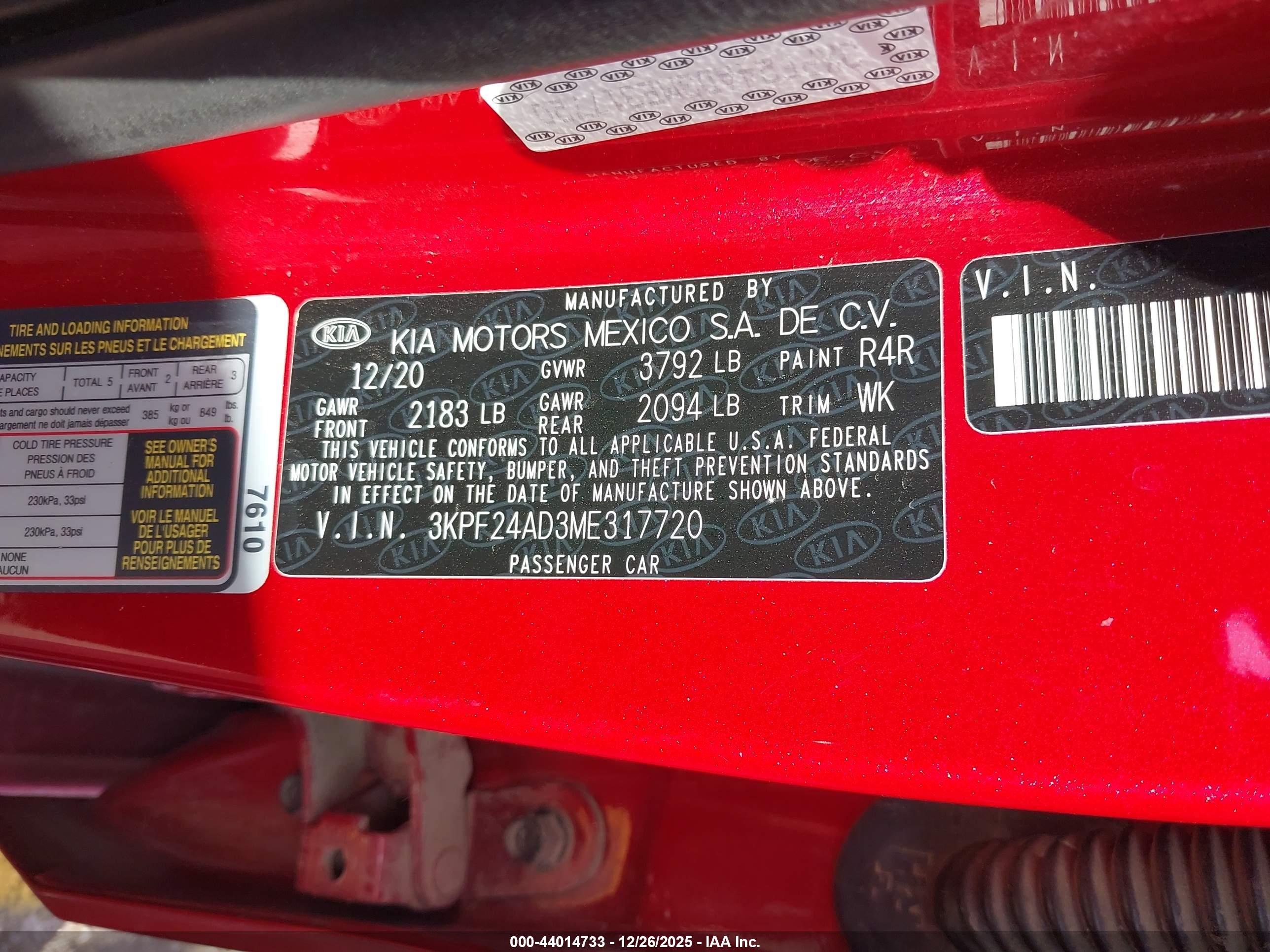 KIA FORTE image 9