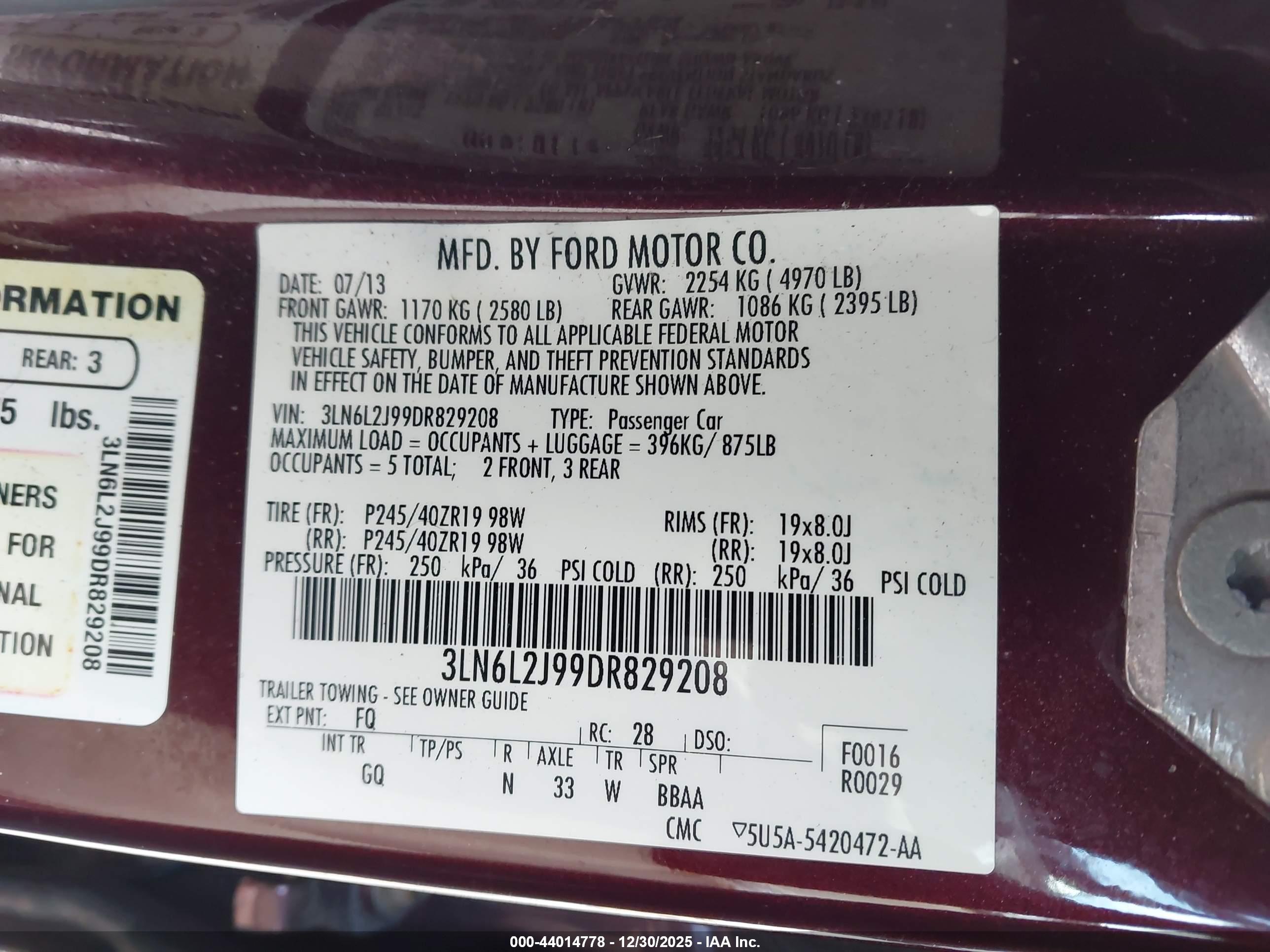 LINCOLN MKZ image 9