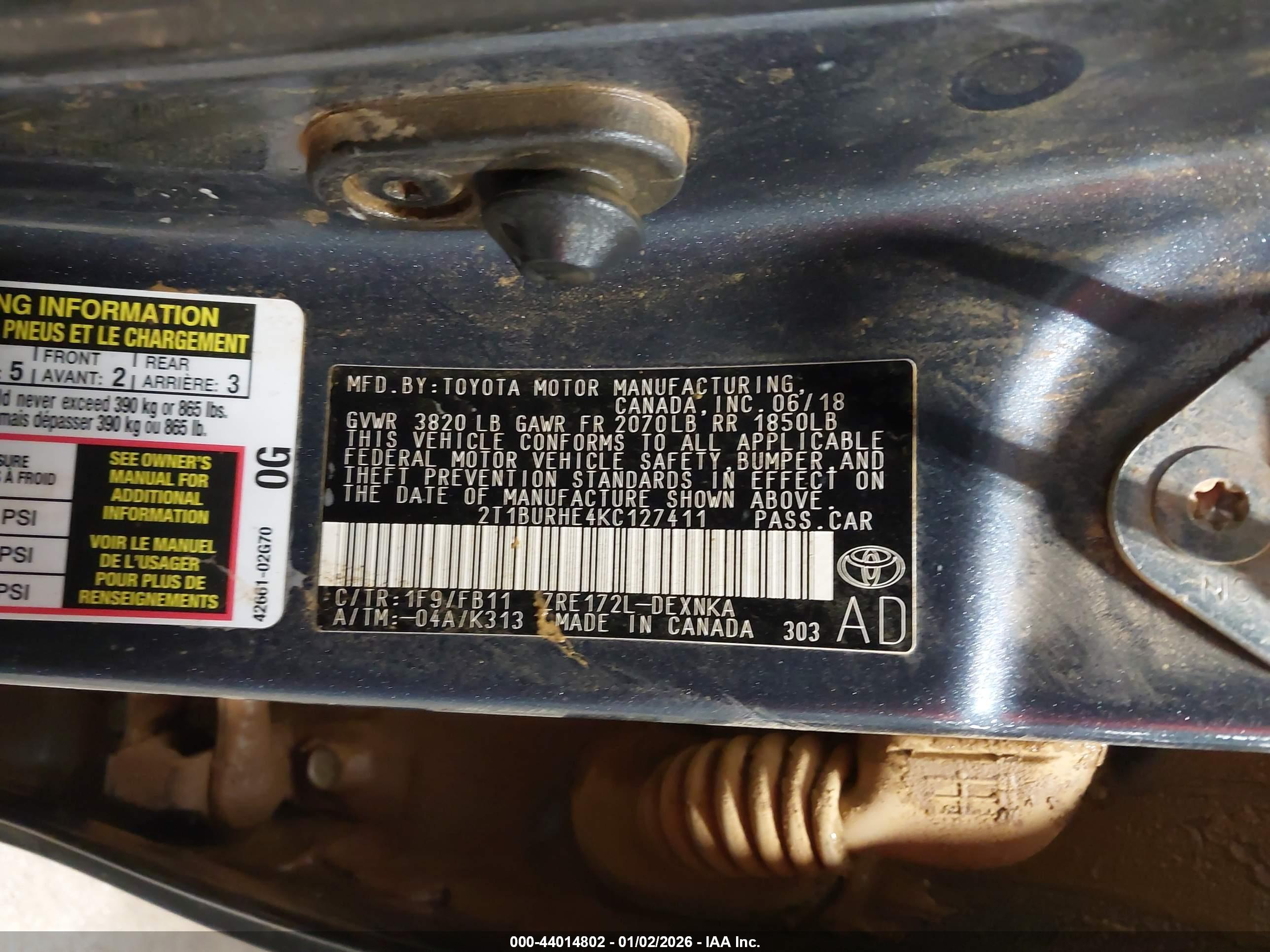 TOYOTA COROLLA image 9