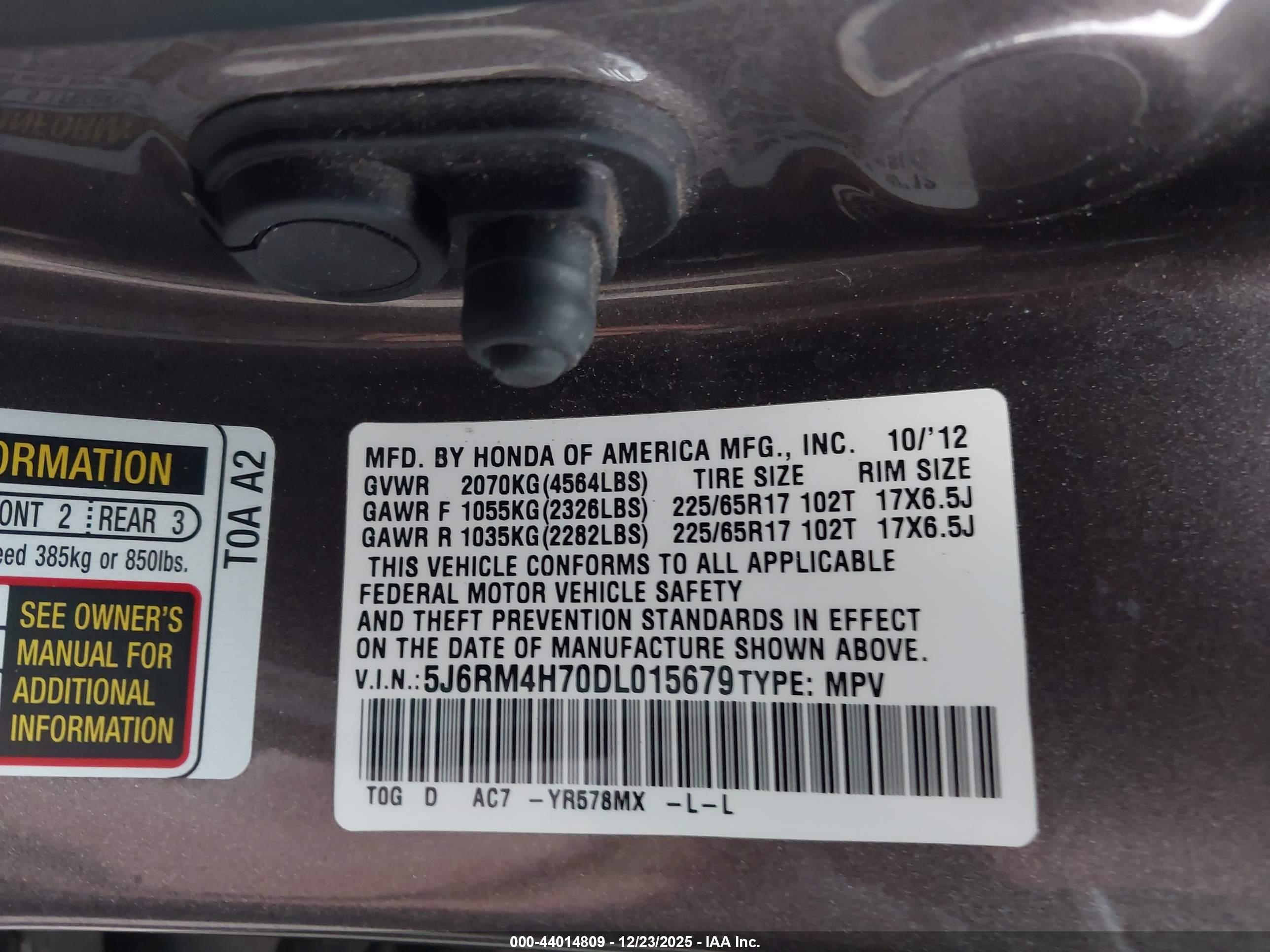 HONDA CR-V image 9