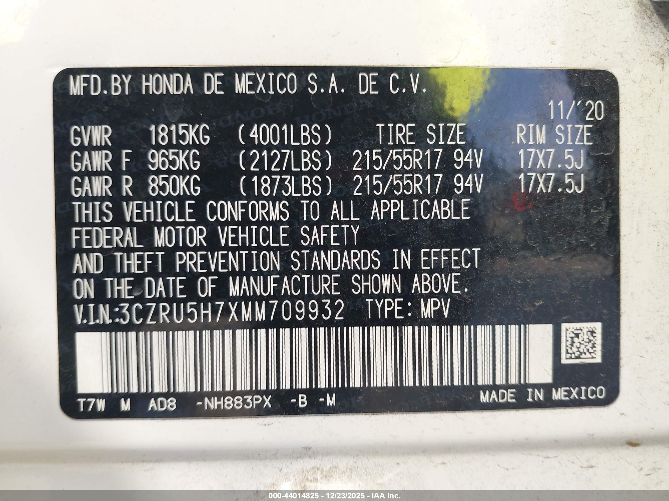 HONDA HR-V image 9