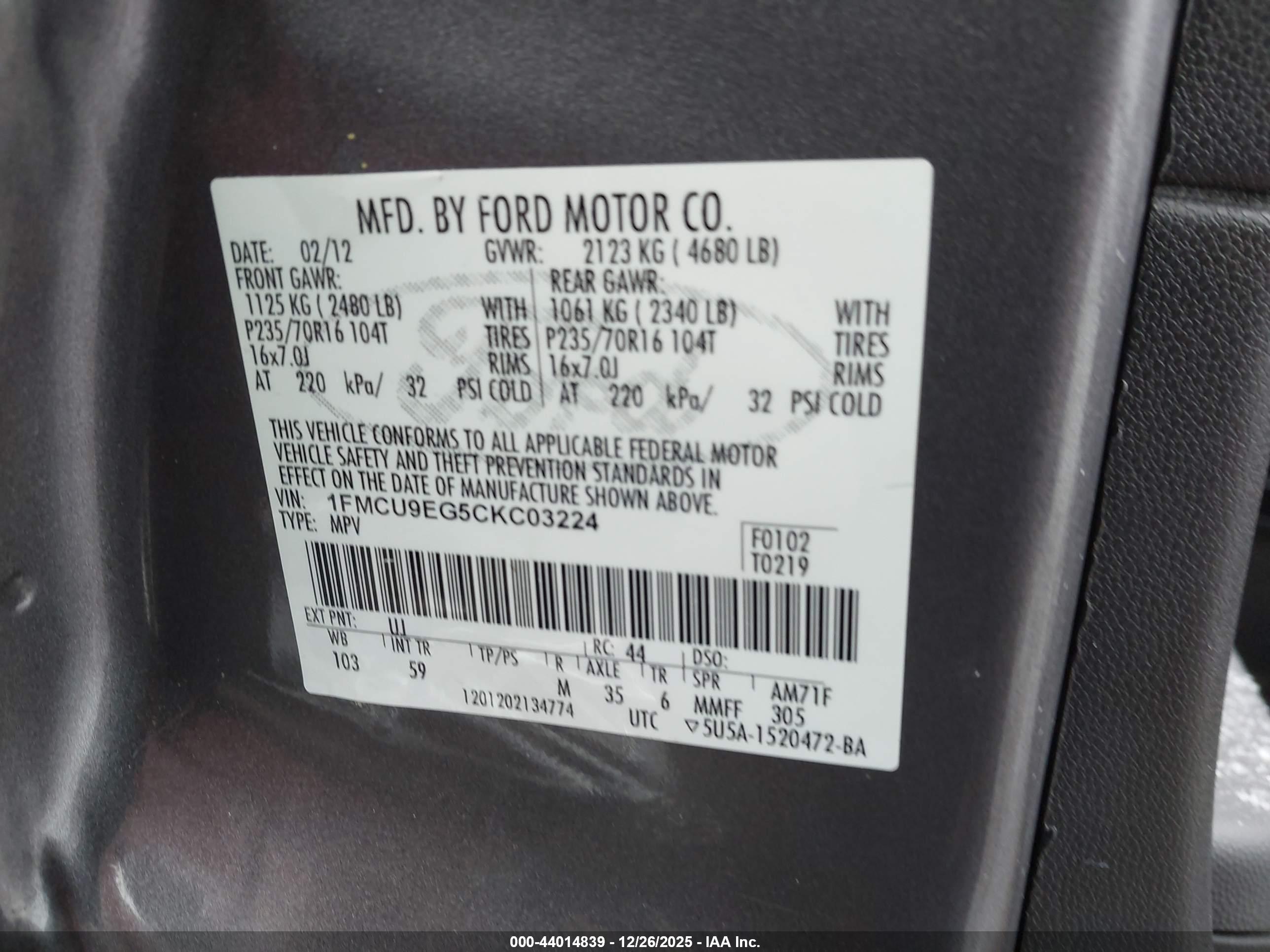 FORD ESCAPE image 9
