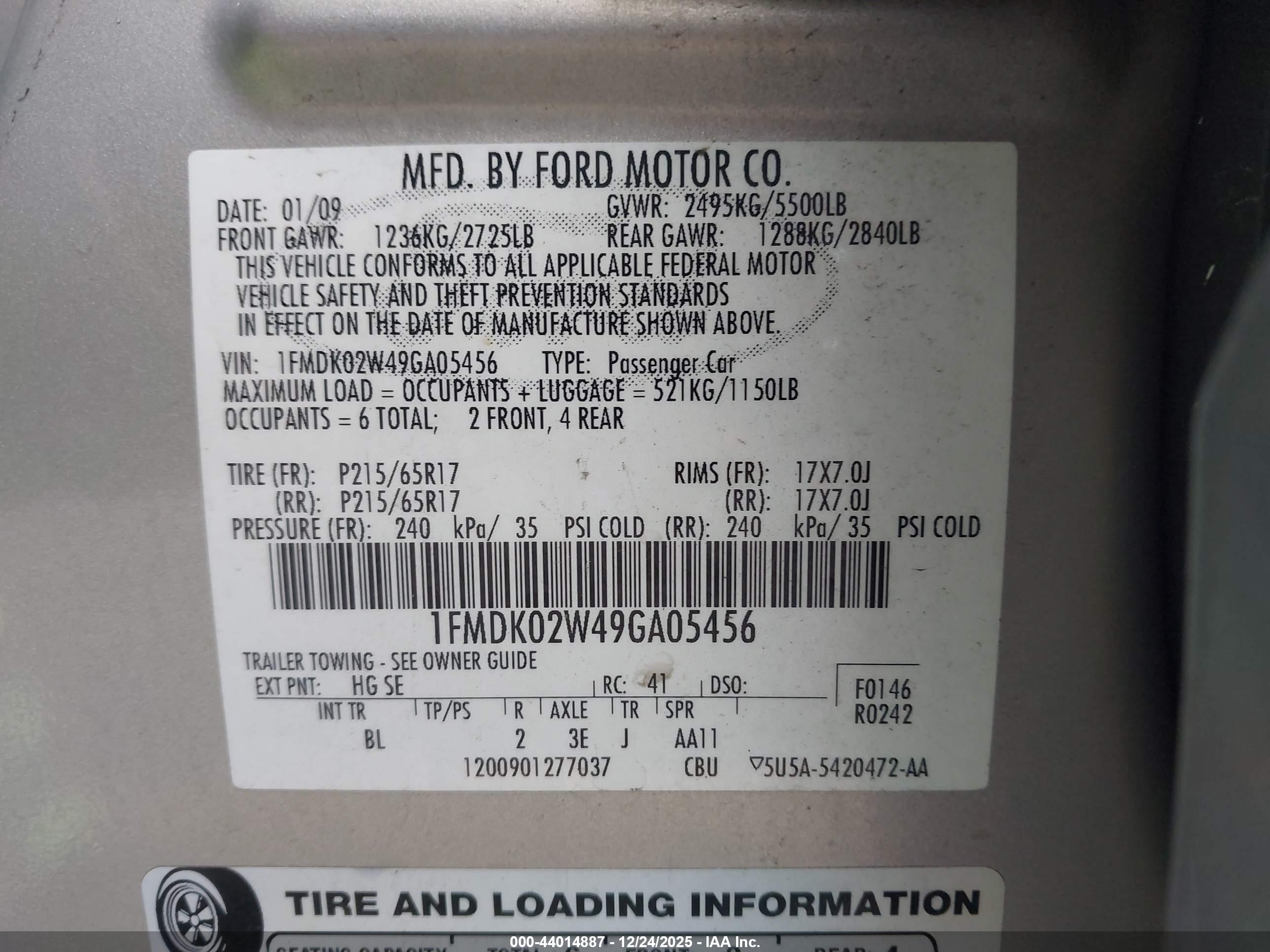 FORD TAURUS image 9