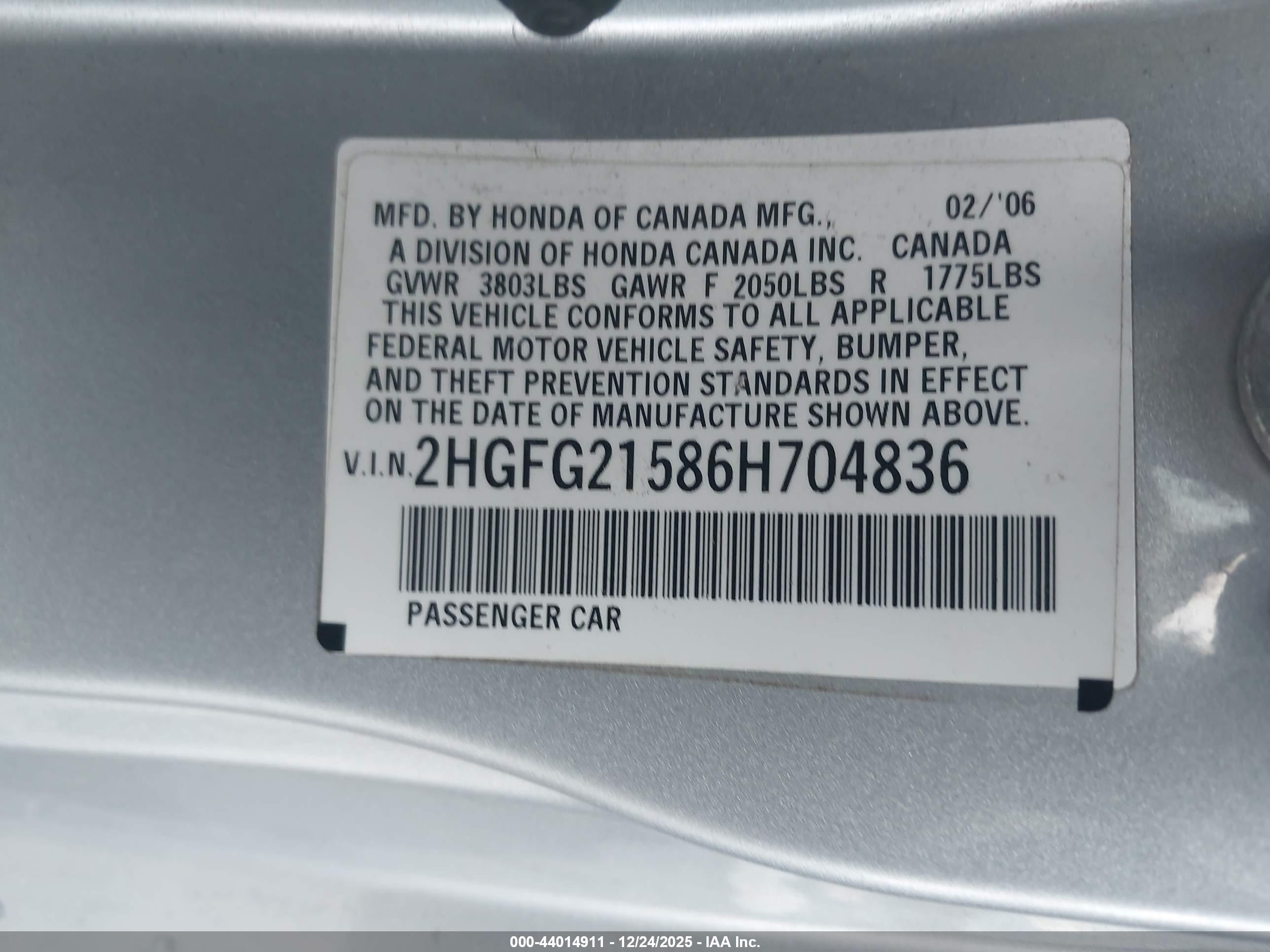 HONDA CIVIC image 9
